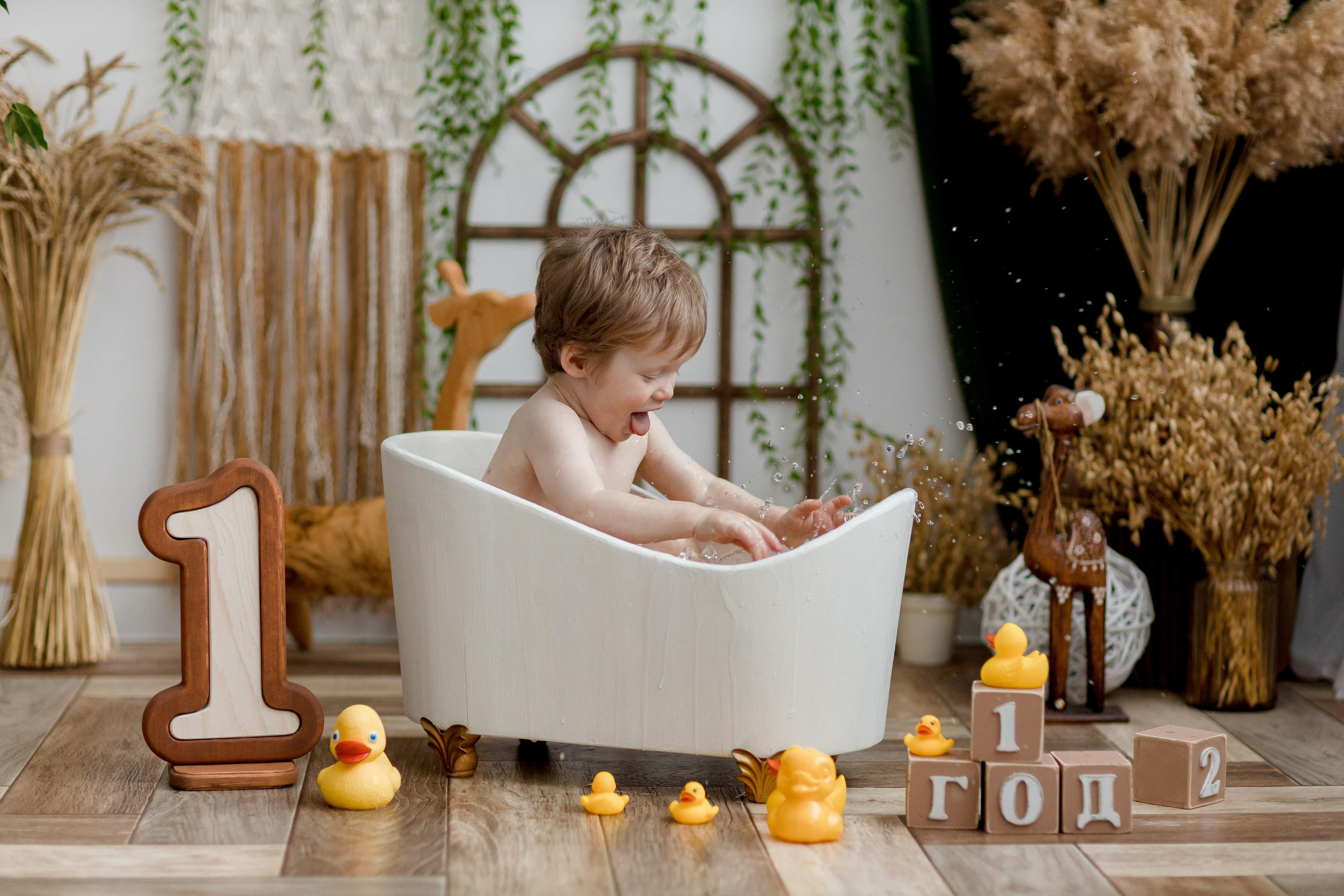 Лёва, первый годик). Семейный и детский фотограф в Железногорске Саламахо Ольга