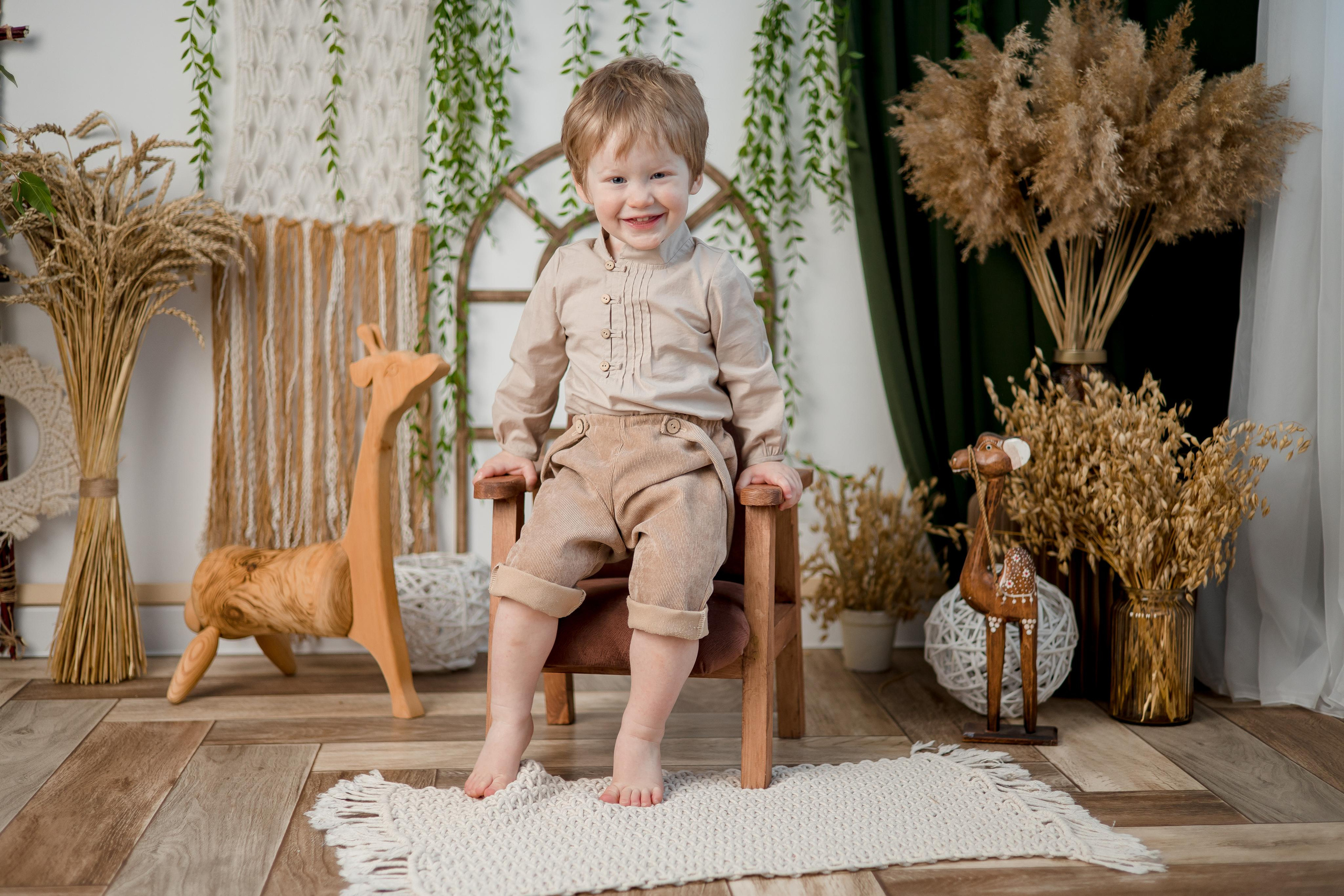 Лёва, первый годик). Семейный и детский фотограф в Железногорске Саламахо Ольга