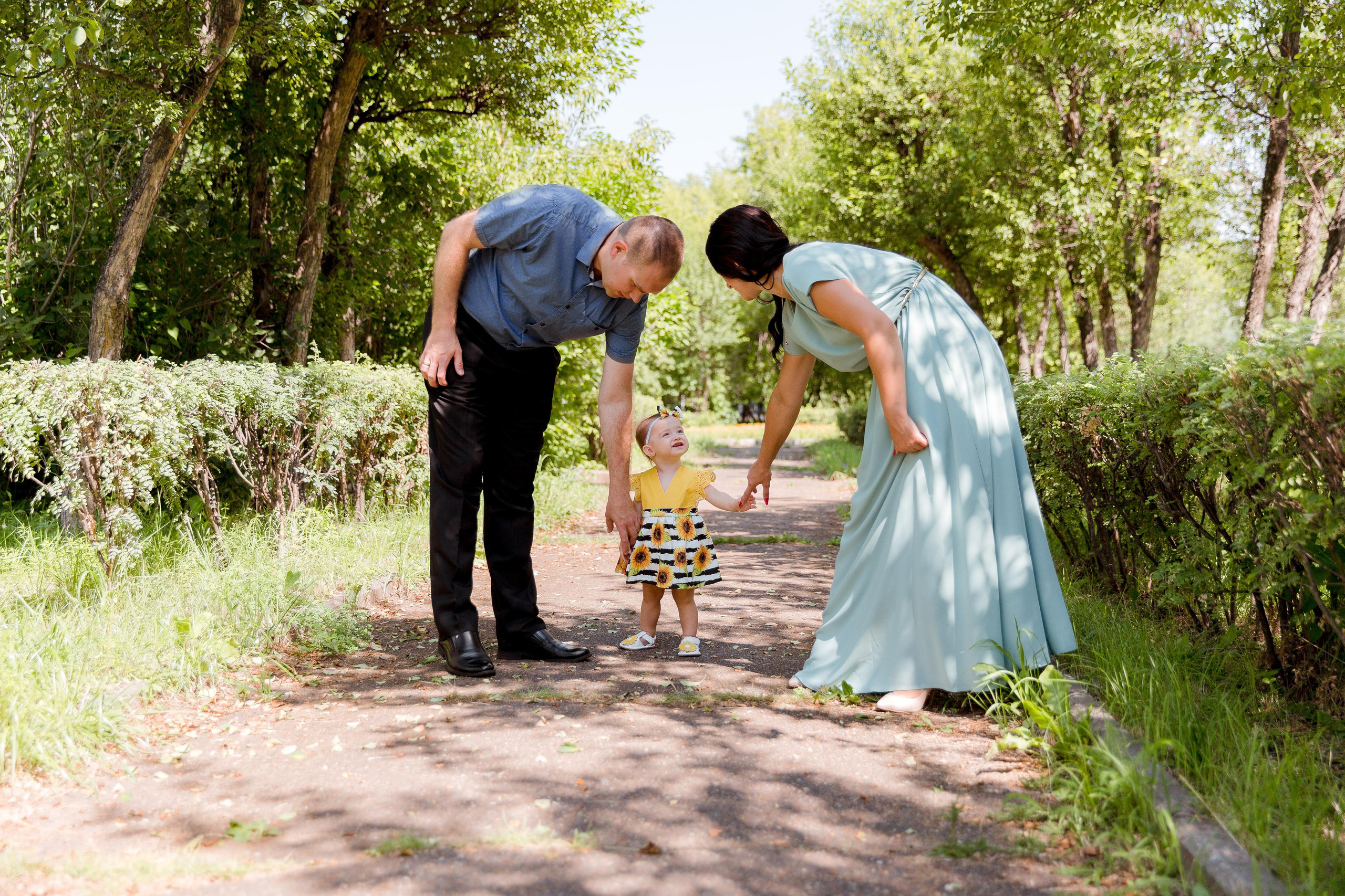 1 годик в парке. Семейный и детский фотограф в Железногорске Саламахо Ольга