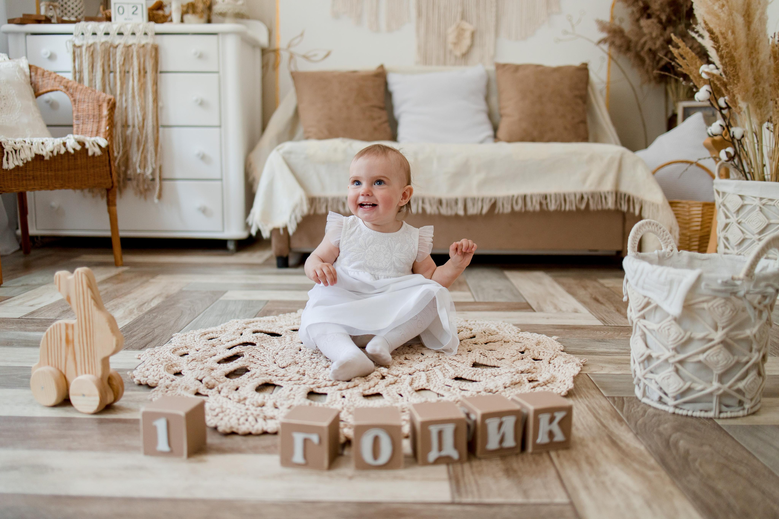 Милана, 1 годик. Семейный и детский фотограф в Железногорске Саламахо Ольга