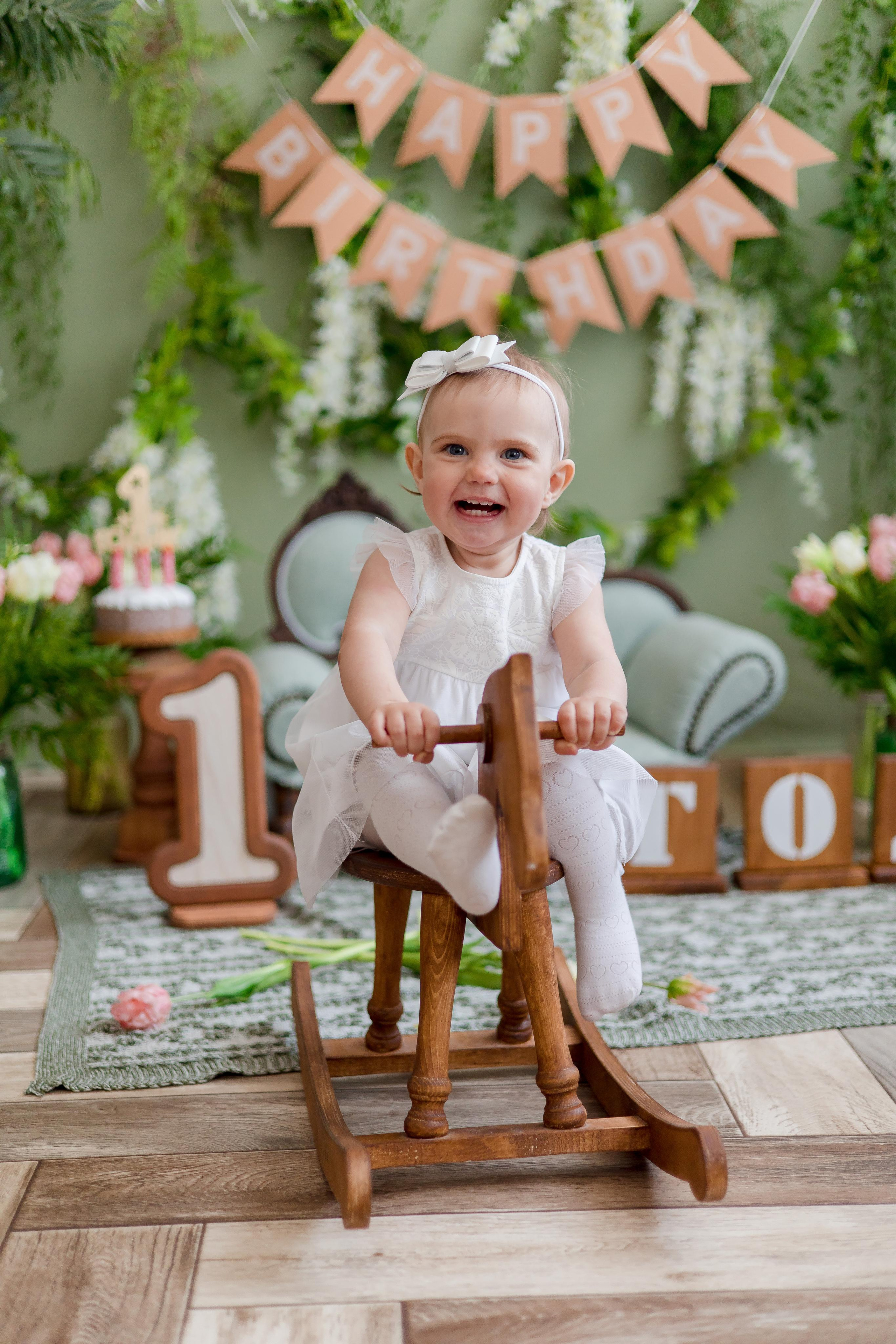 Милана, 1 годик. Семейный и детский фотограф в Железногорске Саламахо Ольга