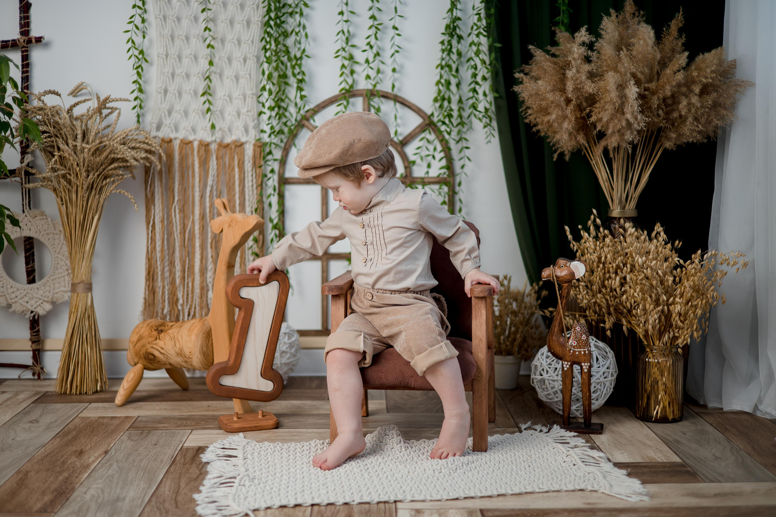 Лёва, первый годик). Семейный и детский фотограф в Железногорске Саламахо Ольга