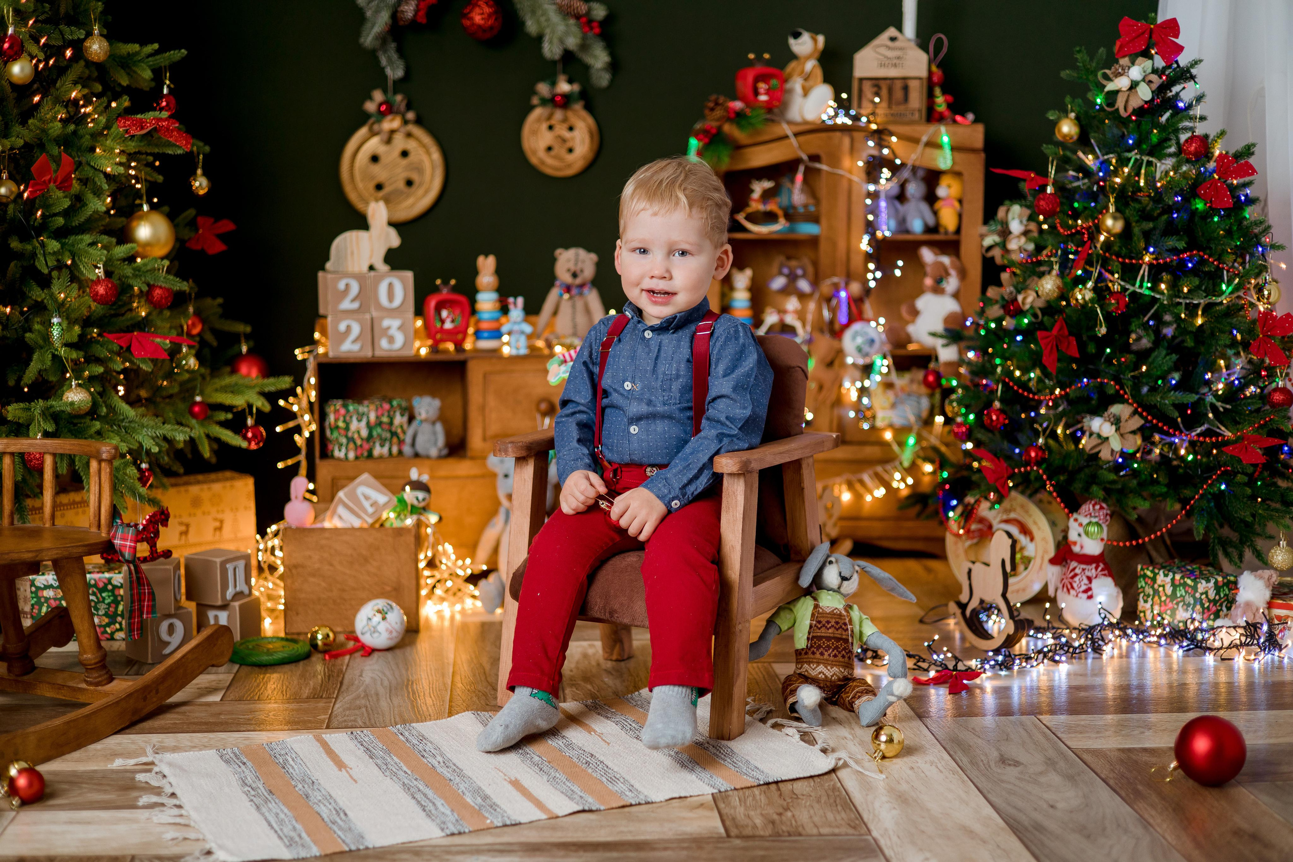 Новогодний 2022-23г. Семейный и детский фотограф в Железногорске Саламахо Ольга