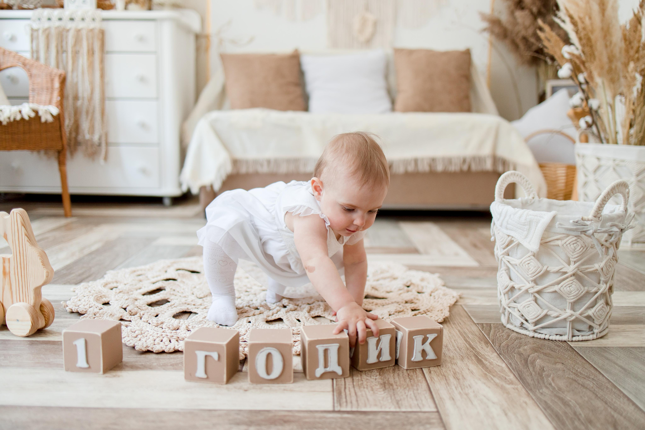 Милана, 1 годик. Семейный и детский фотограф в Железногорске Саламахо Ольга