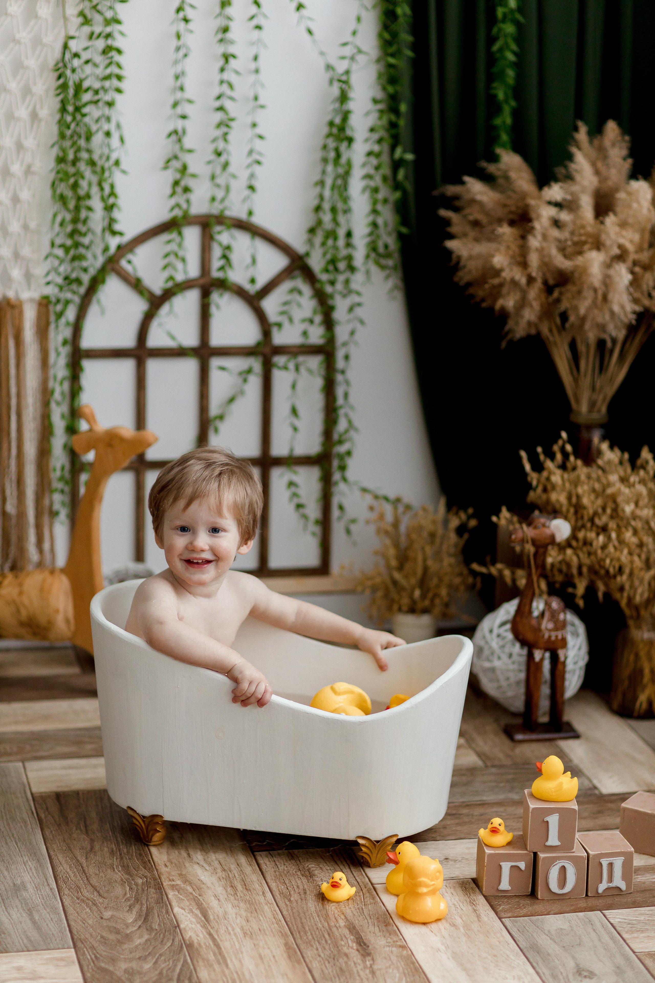 Лёва, первый годик). Семейный и детский фотограф в Железногорске Саламахо Ольга