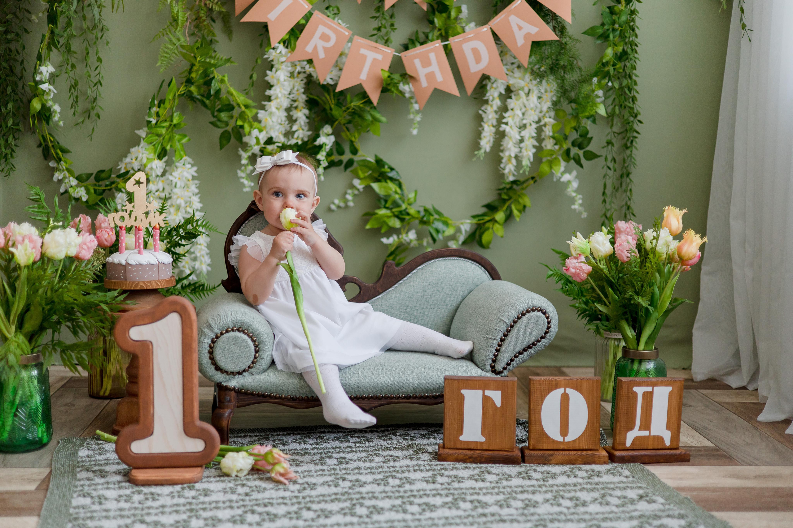 Милана, 1 годик. Семейный и детский фотограф в Железногорске Саламахо Ольга