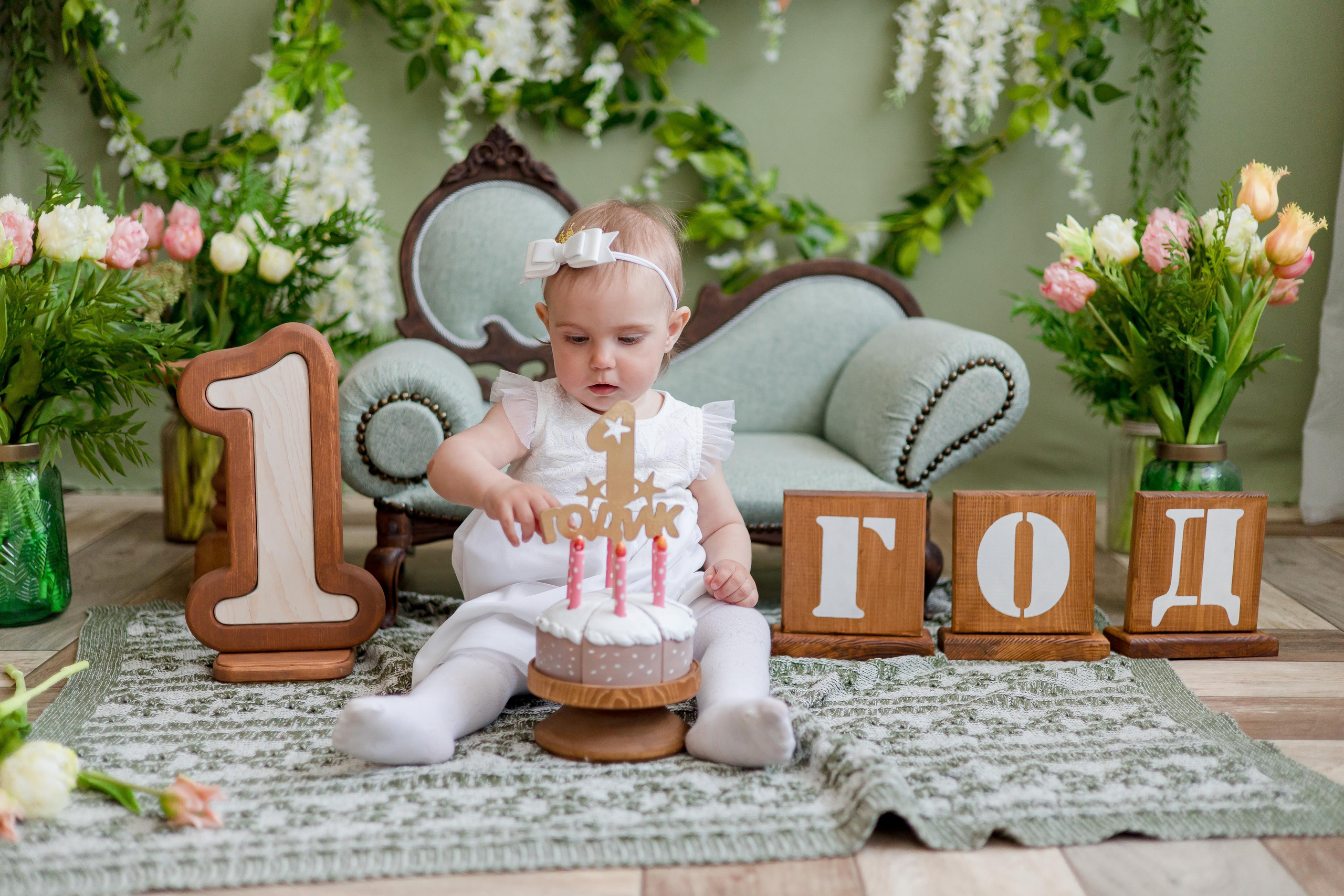 Милана, 1 годик. Семейный и детский фотограф в Железногорске Саламахо Ольга