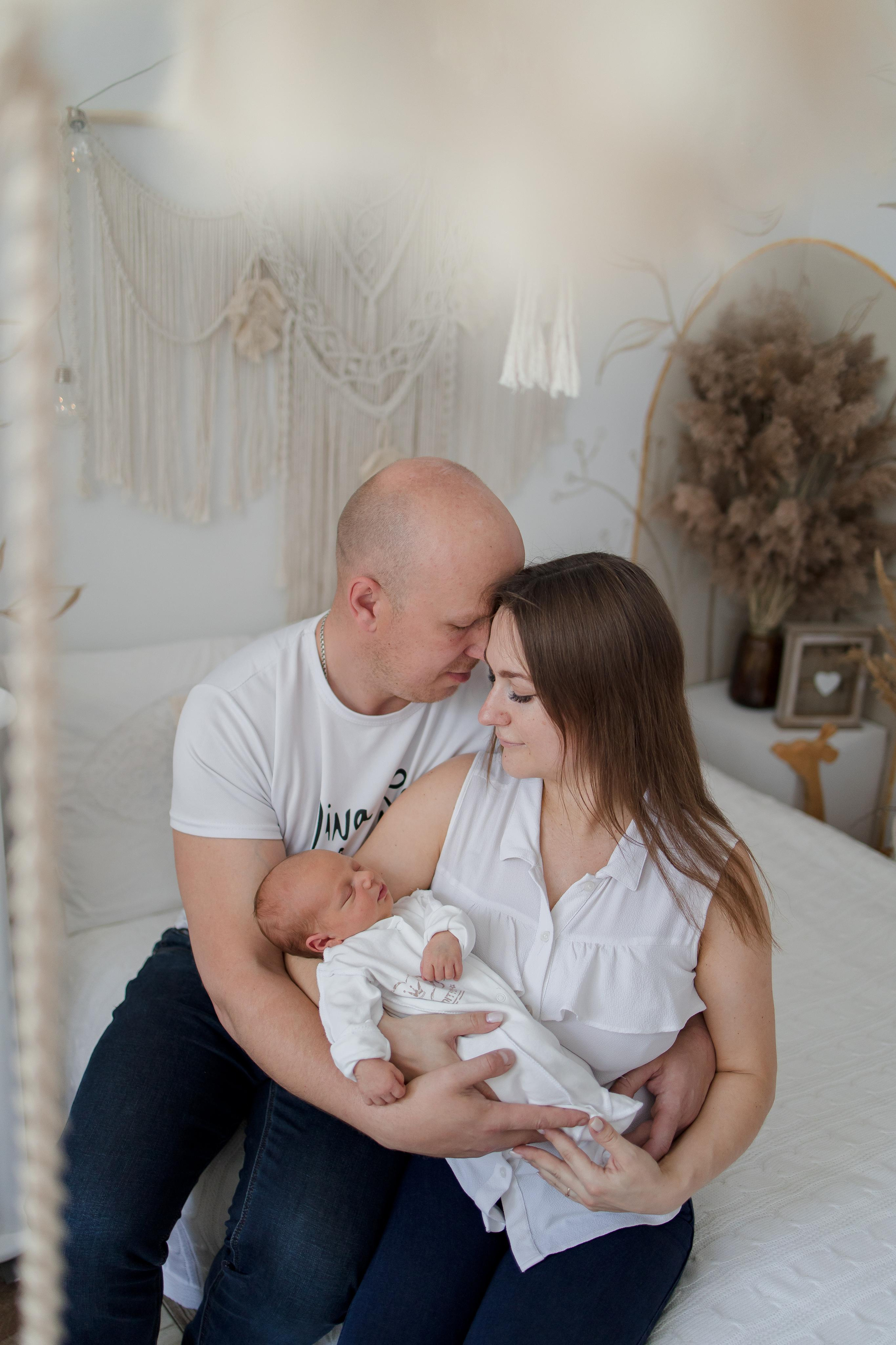 Леонид, 1 неделя и 3 дня. Семейный и детский фотограф в Железногорске Саламахо Ольга