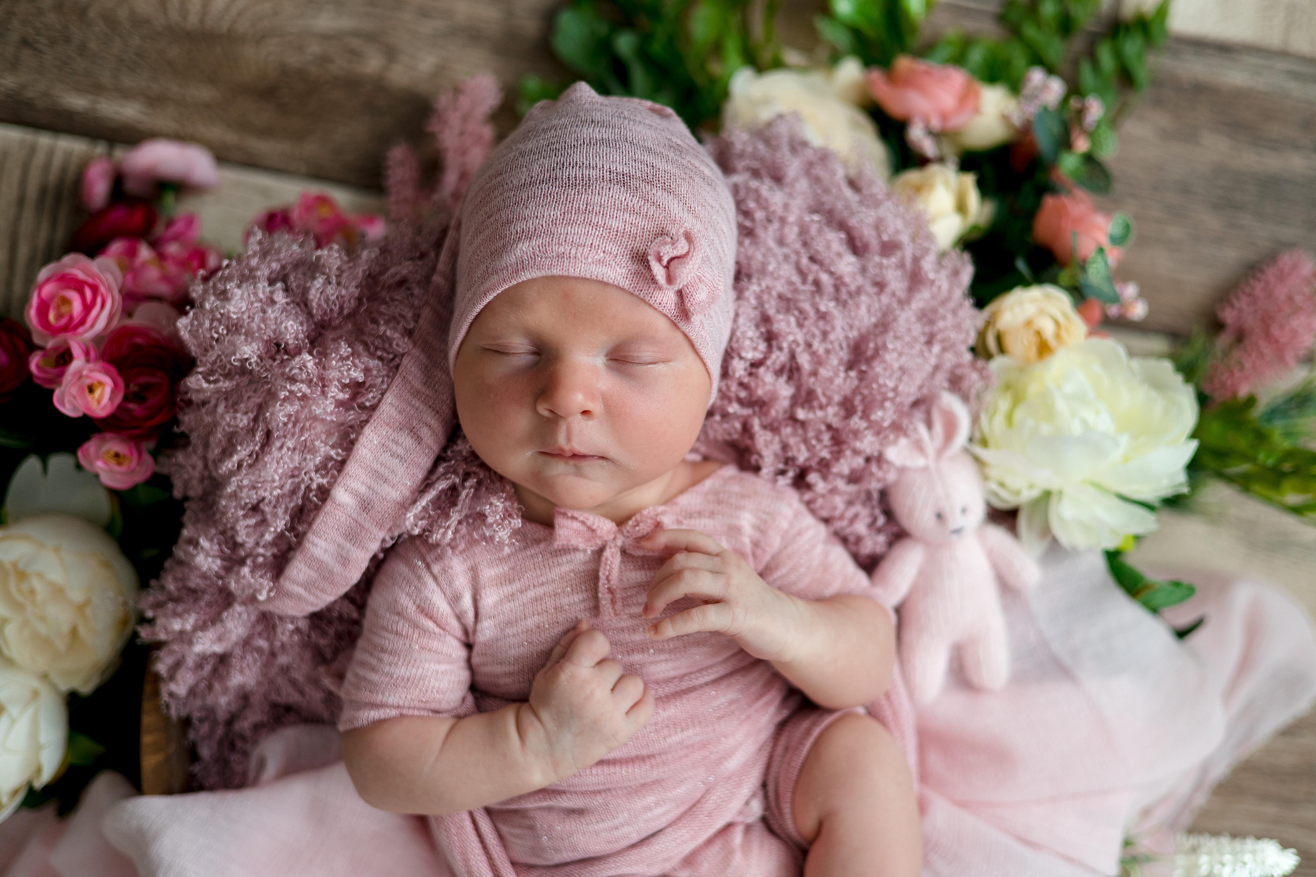 Екатерина, 1 неделя и 2 дня. Семейный и детский фотограф в Железногорске Саламахо Ольга