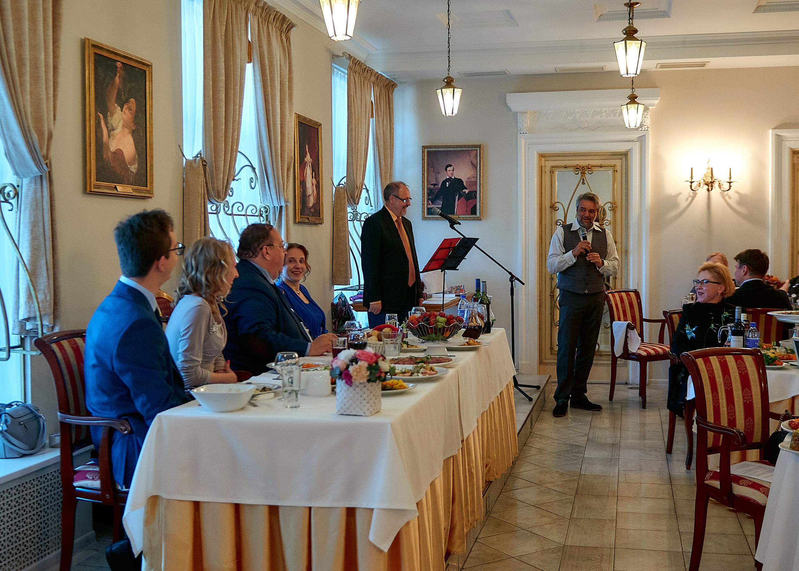 Юбилей Алексея в «Особняке Брюллова». Свадебный фотограф в Санкт-Петербурге Славин Денис