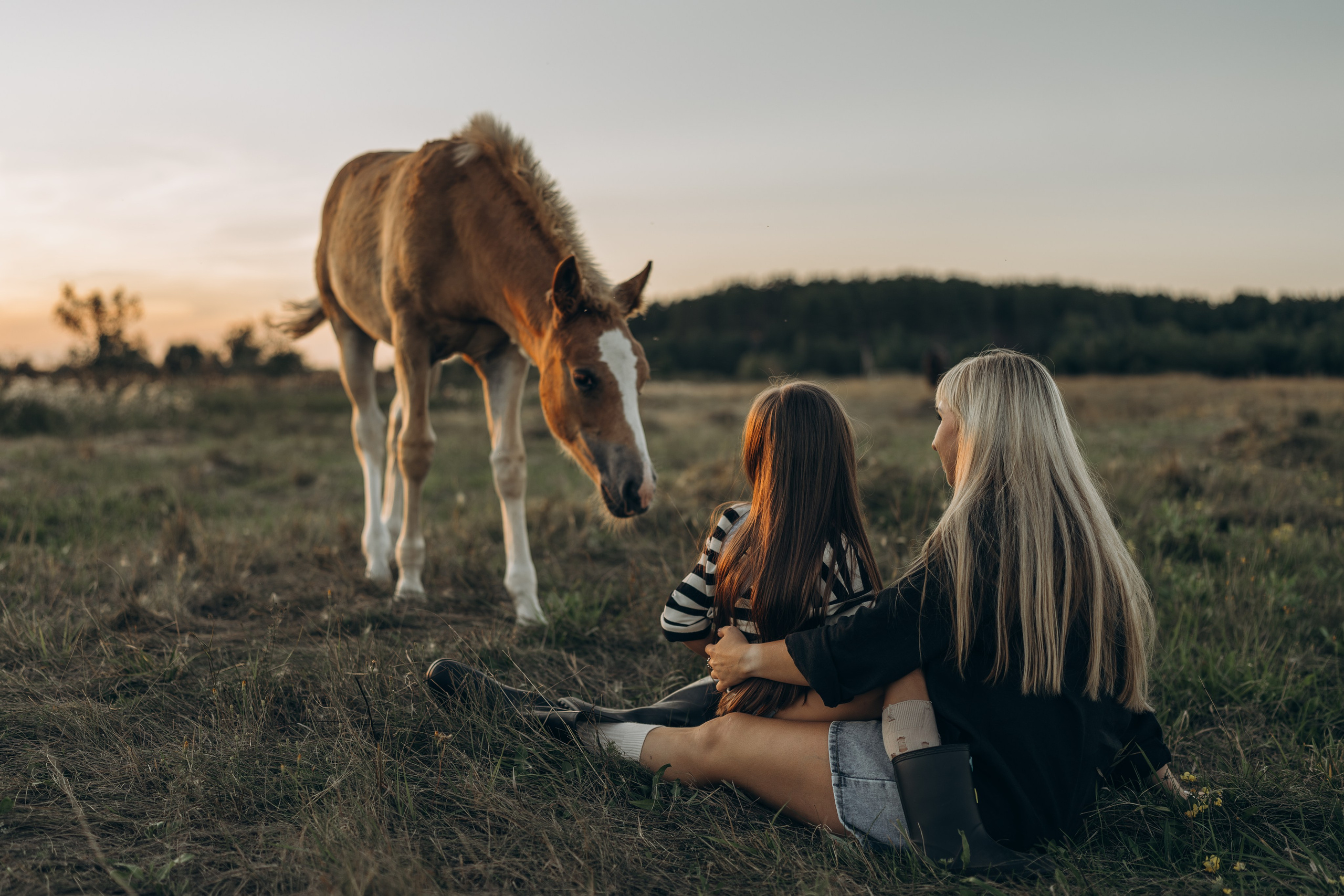 Детство, лошади, природа. Семейный фотограф Москва. Фотограф беременности и материнства Москва