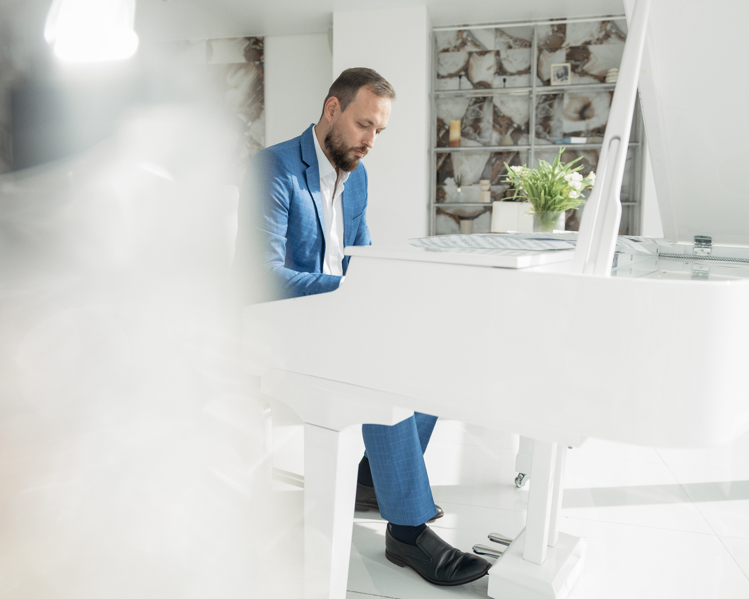 Мужская портретная съемка в студии. Фотограф в Санкт-Петербурге Вагнер Юлия