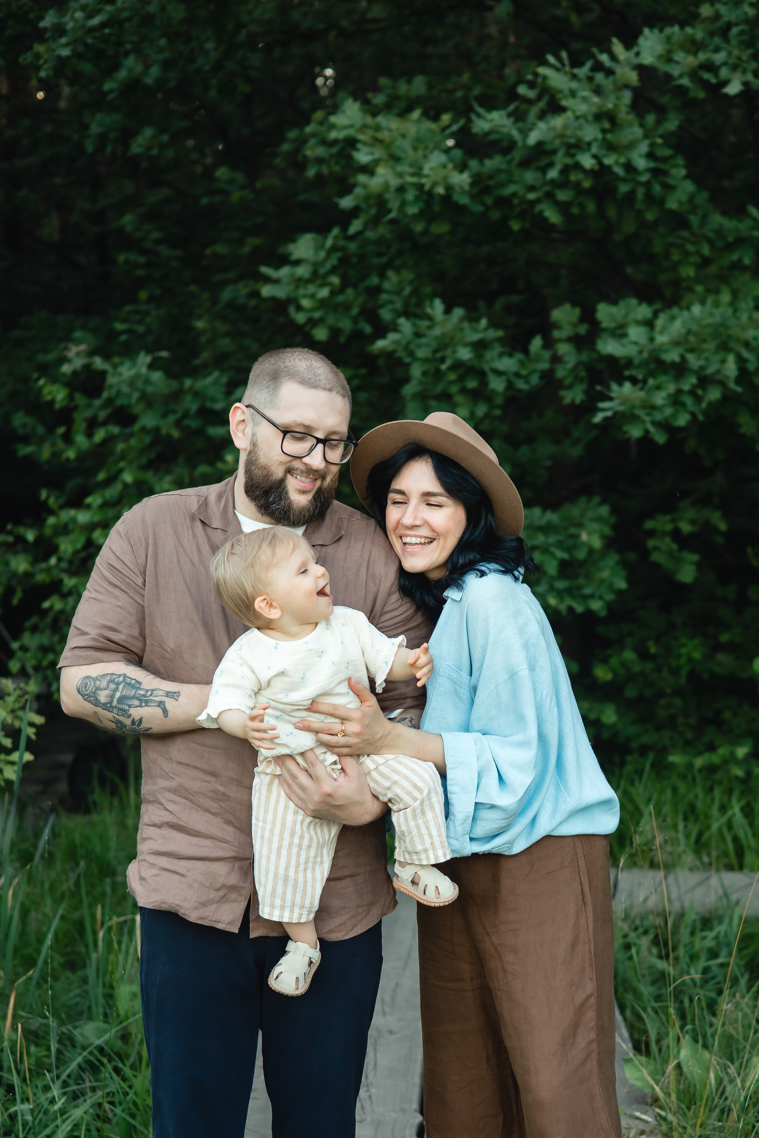 Семейные фотоистории на природе