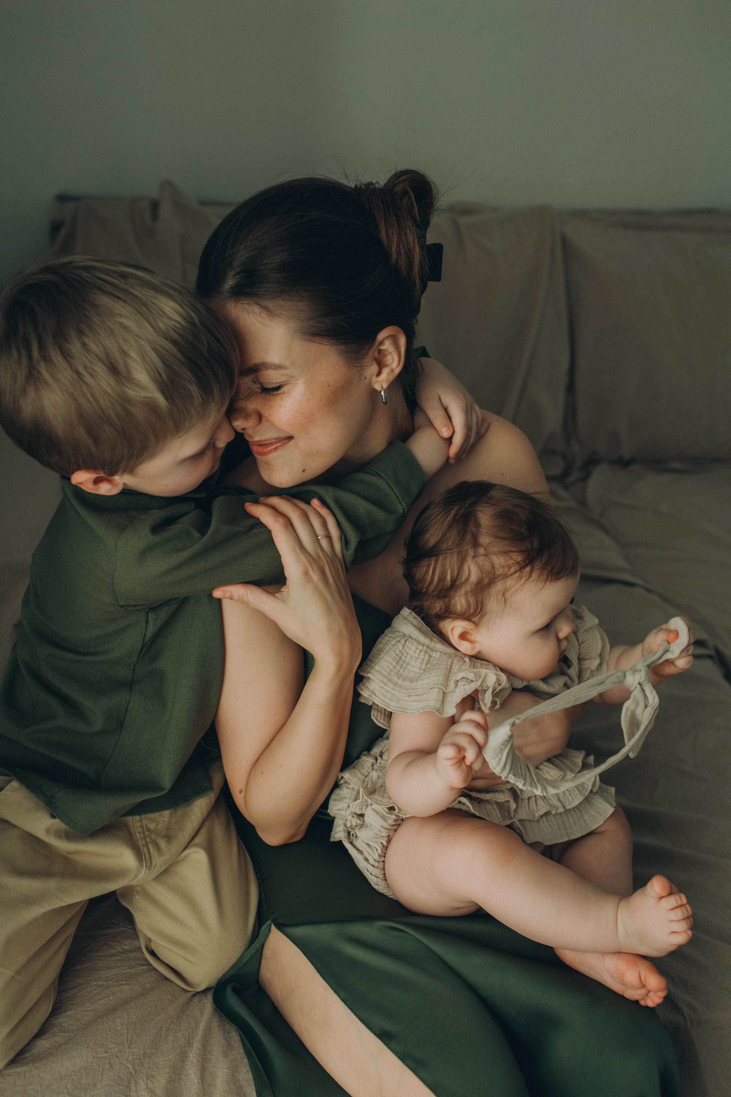 Кира, Арсений, Юля, Антон. Семейный фотограф Томск