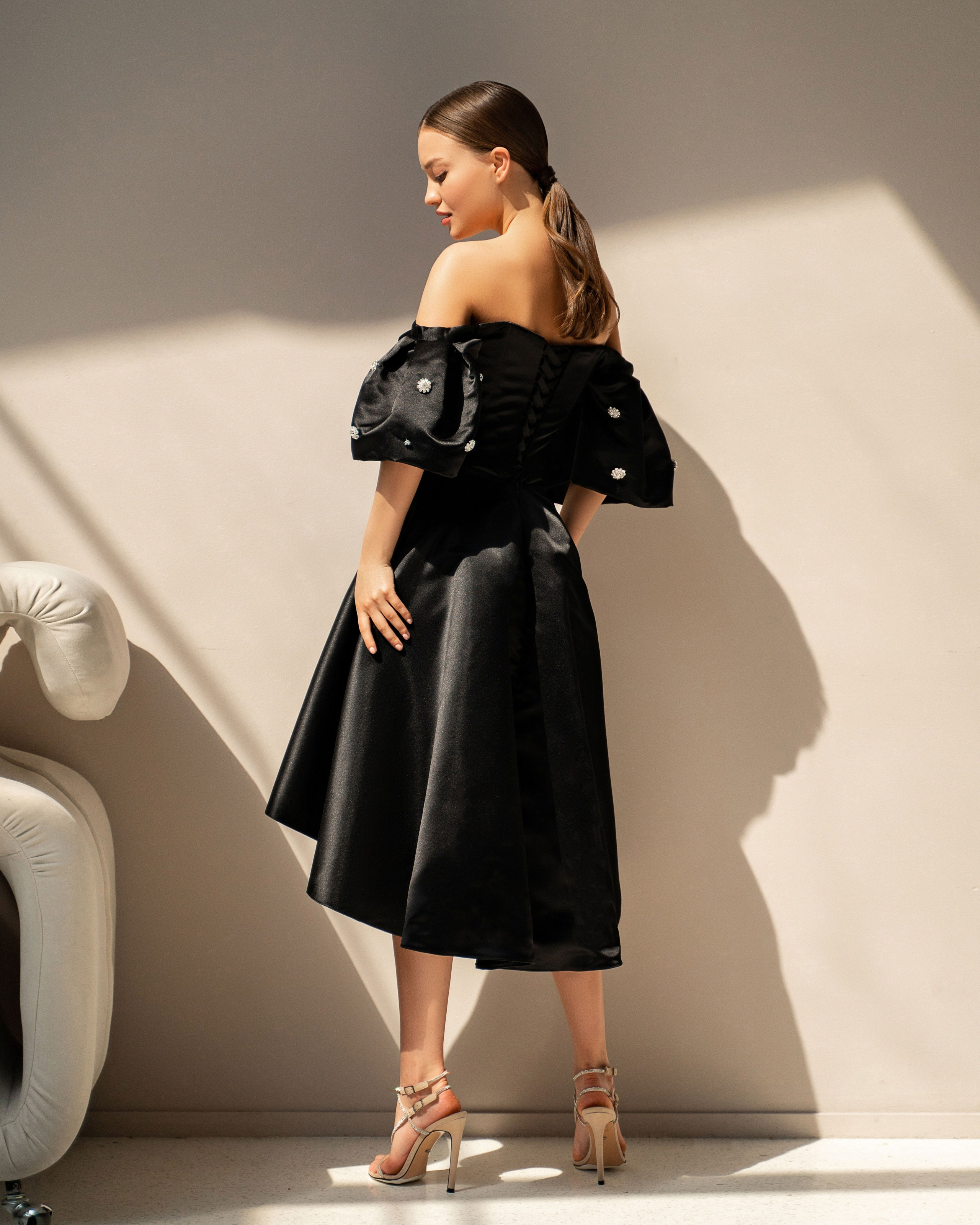 Съемка вечерних платьев NOLLA с Анастасией. Свадебный и портретный фотограф Клипа Максим