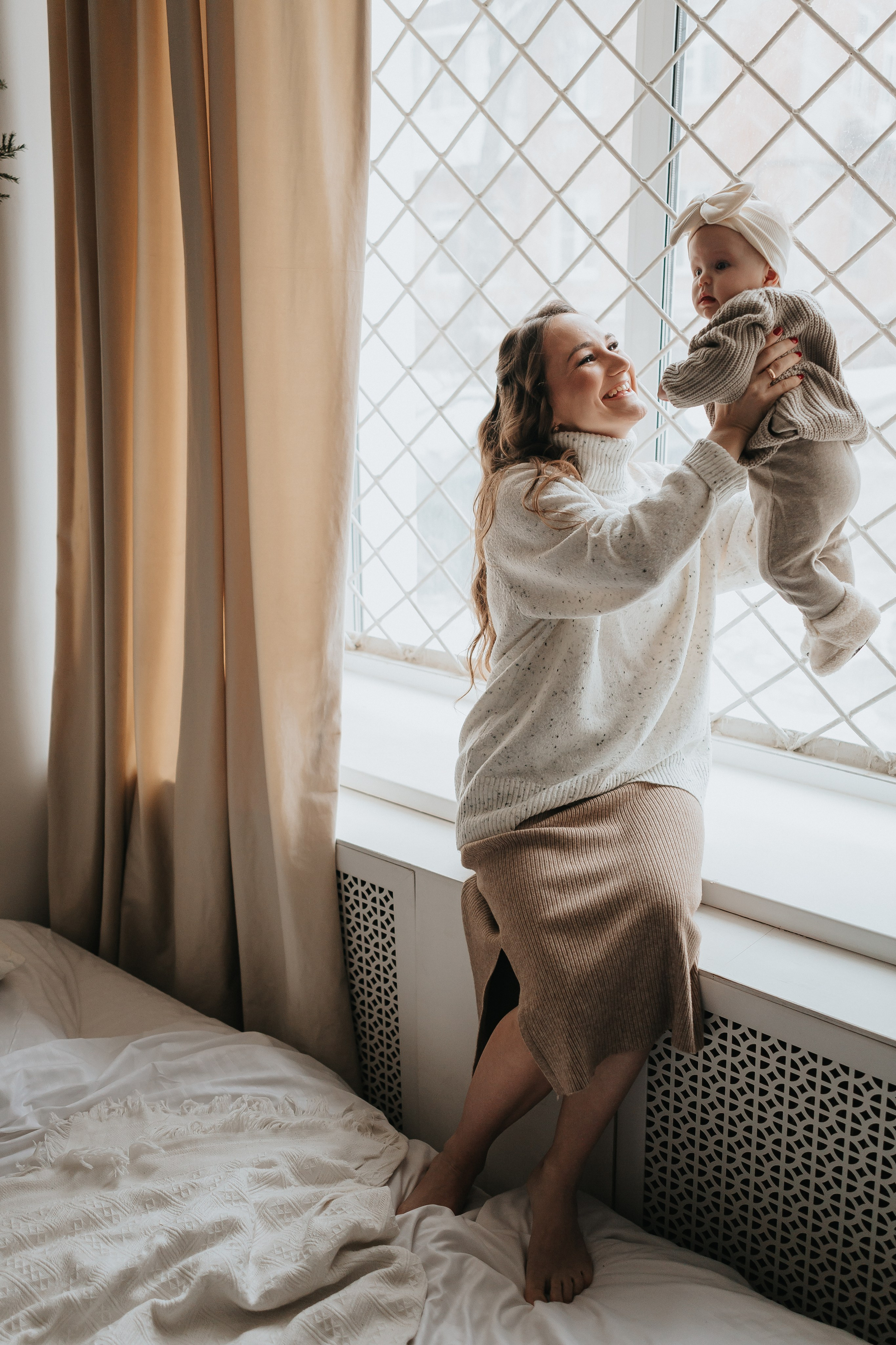 Первая новогодняя история для малышки. Свадебный фотограф Пермь