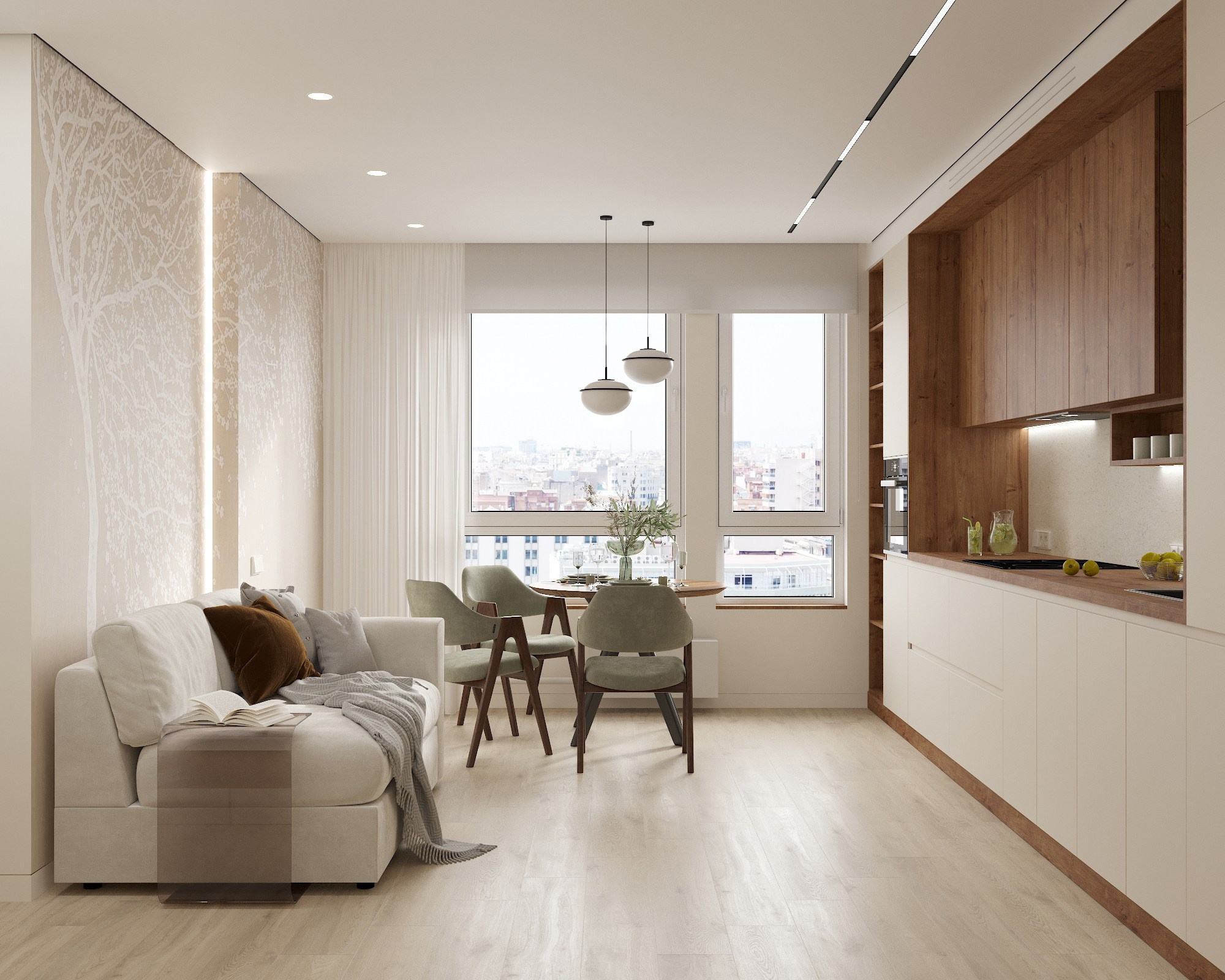 Квартира «Спокойные чувства». Архитектура, дизайн-интерьера, проектирование