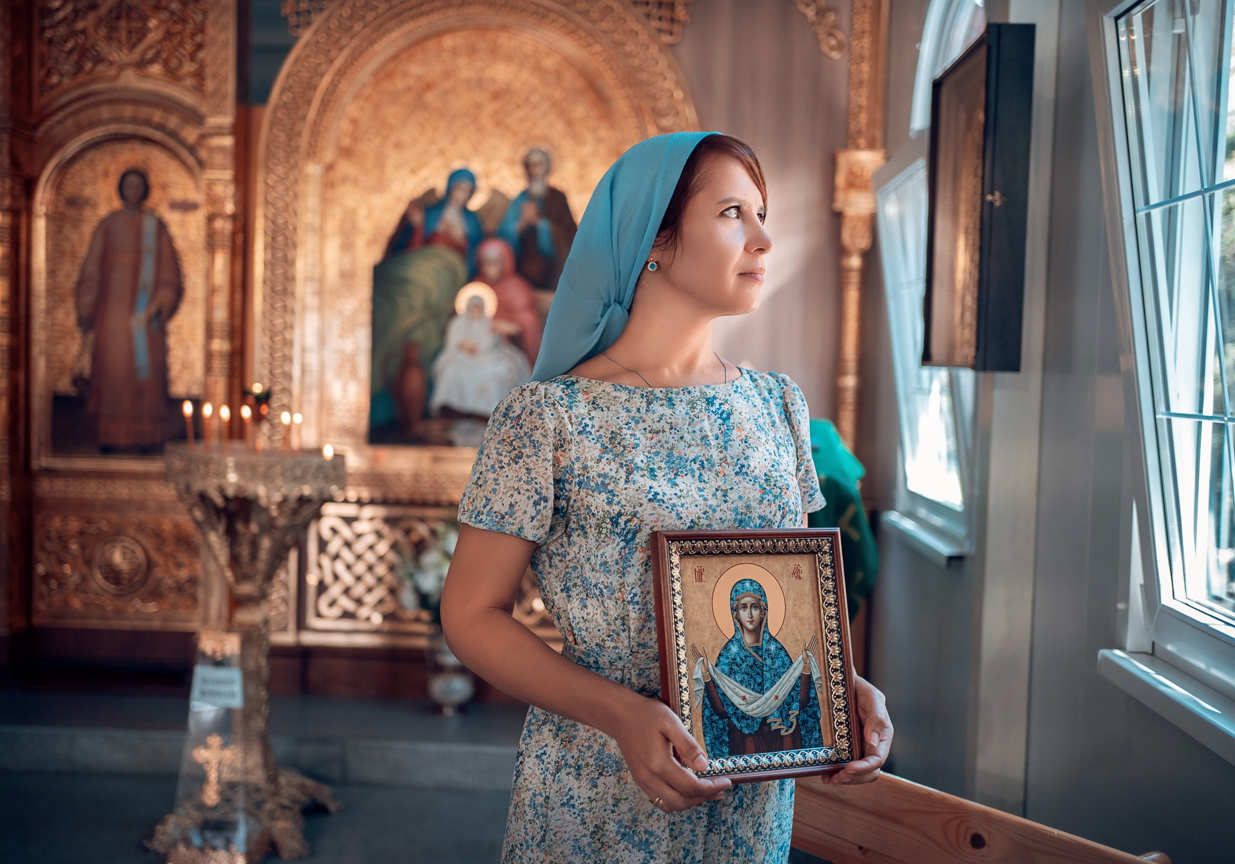 Фотоистория на Богородичный праздник в храме Прп.Виталия Александрийского. Церковный фотограф Севастополь