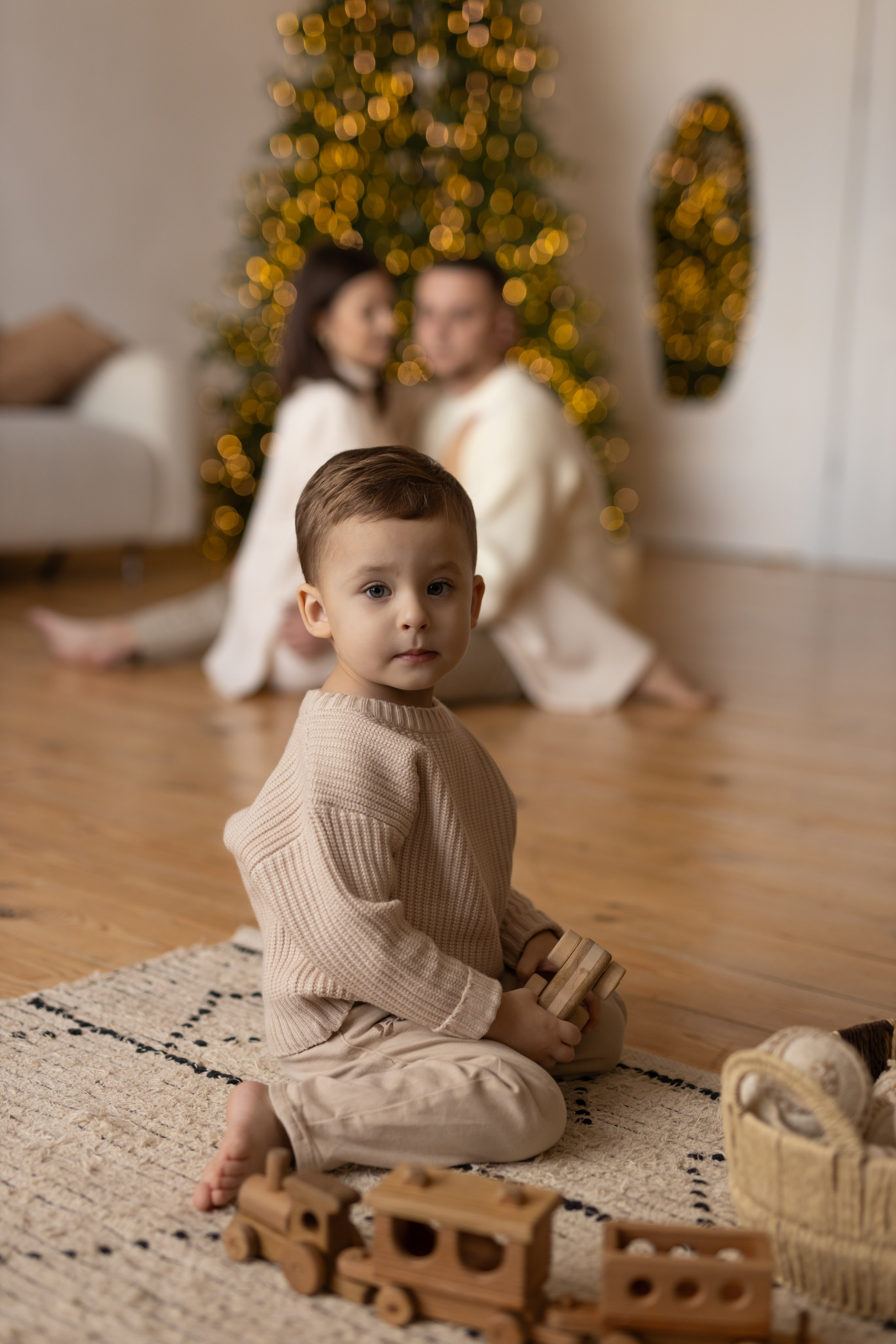 Папа, мама и сынок (студийная). Семейный и детский фотограф в Краснодаре Элона Литвинова