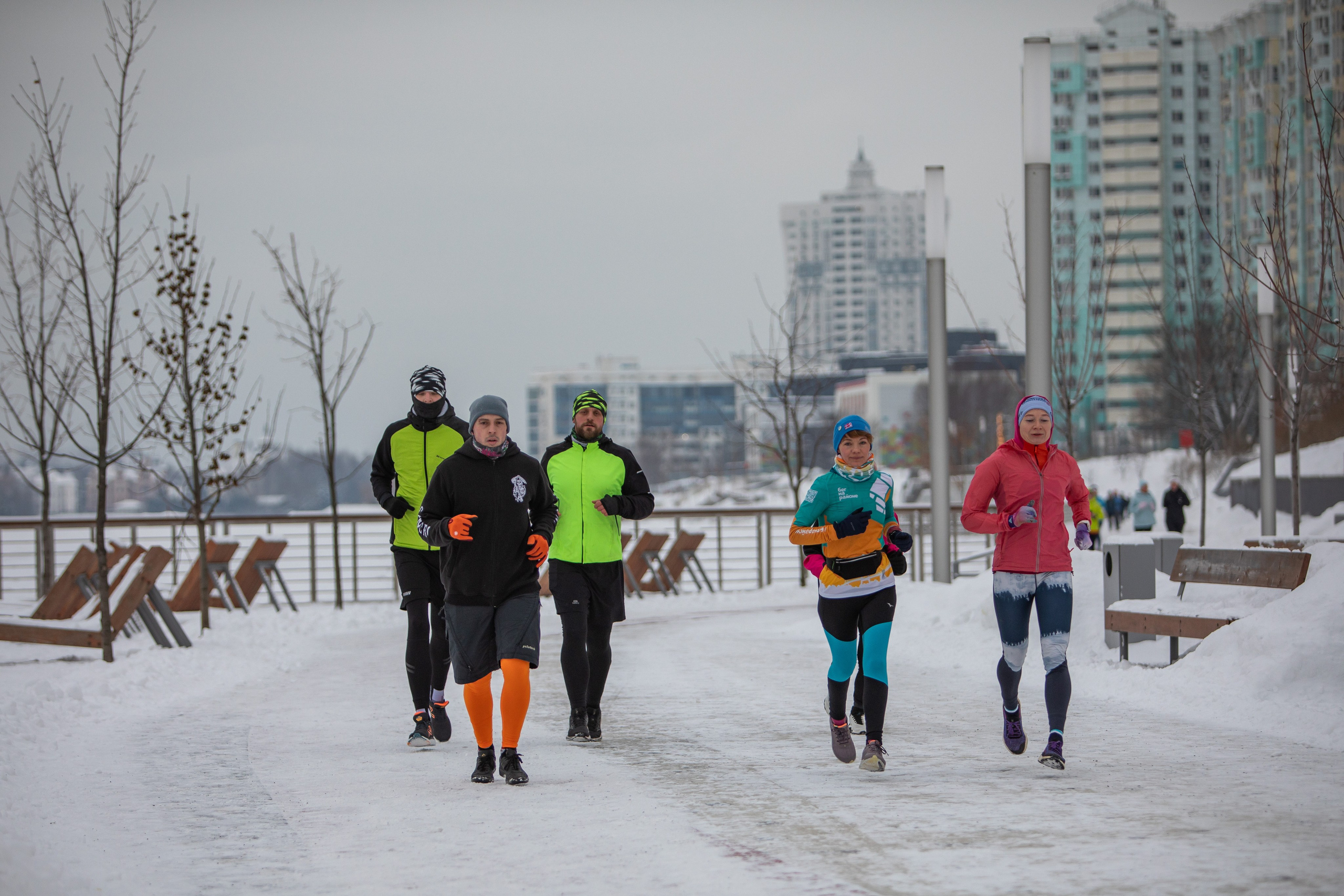 5 вёрст Живописная набережная, 45 забег, 27 января 2024 г. Фотограф Сергей Ловкий