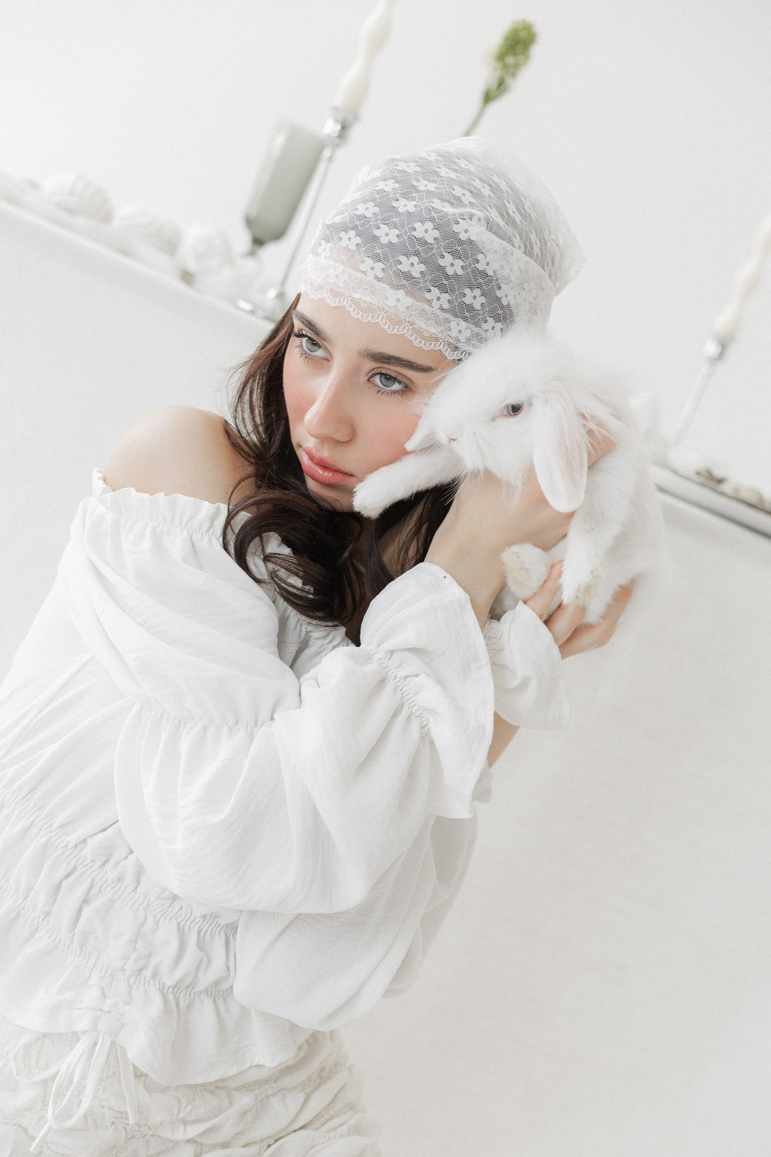 Творческая съемка к Пасхе с кроликом. Главная