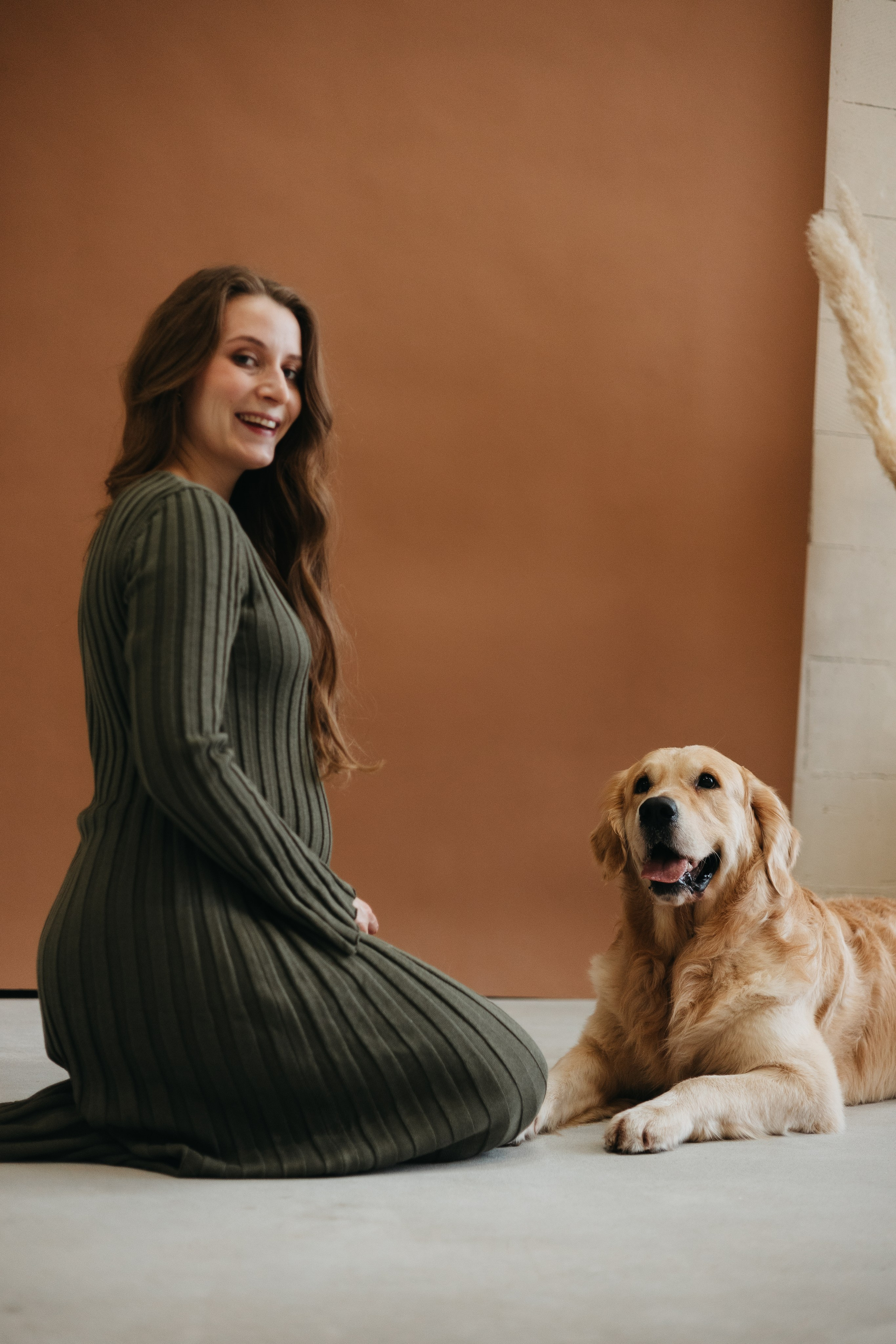 Лена, Никита и Сэм. Фотограф животных Евгения Верцинская