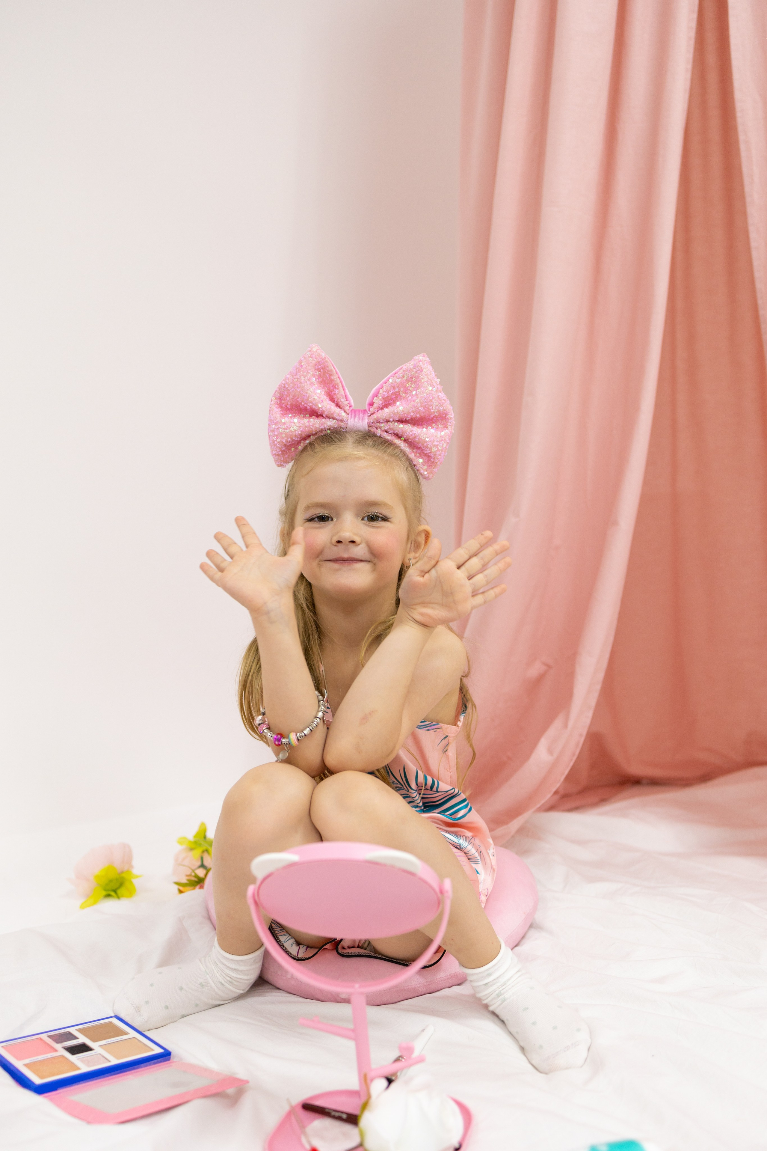 Ксюшенька, 6 лет, с визажистом. Фотограф новорожденных в Нижнем Новгороде Надежда Кадылкина