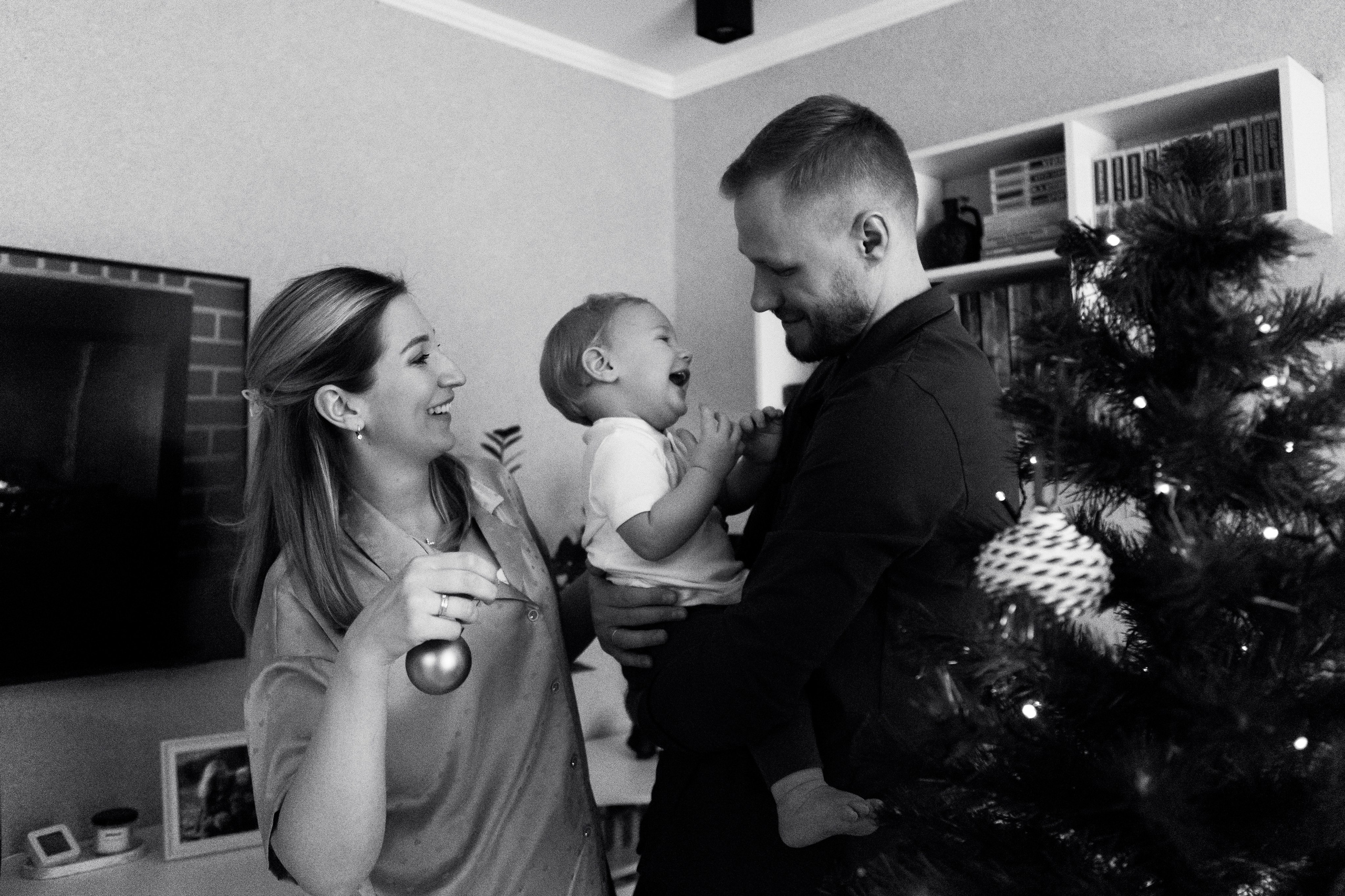 Домашняя новогодняя фотосессия. Семейный и портретный фотограф в Москве Елена Флегант