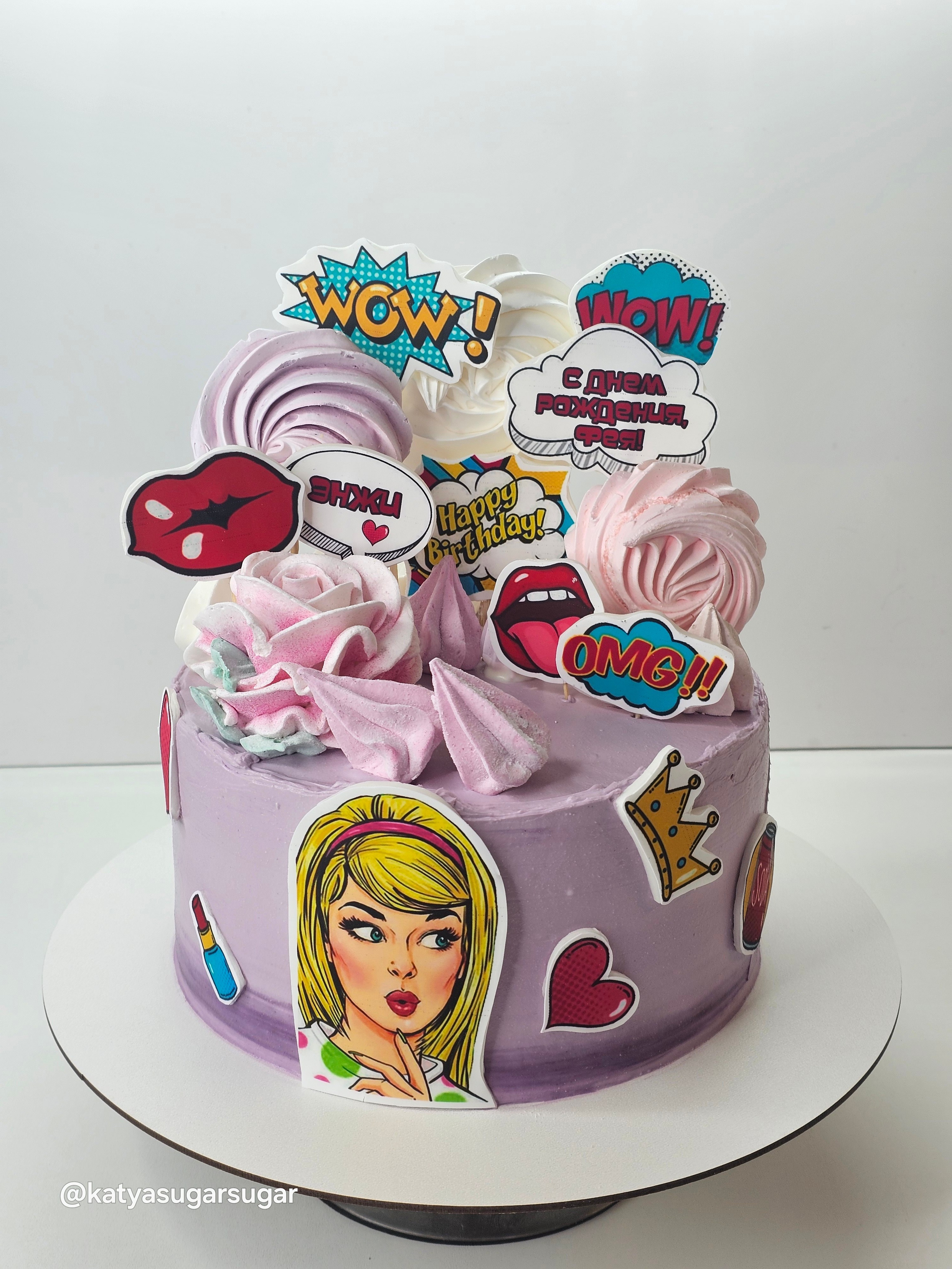 Торты. Katyasugarsugar капкейки, зефир, торты Москва