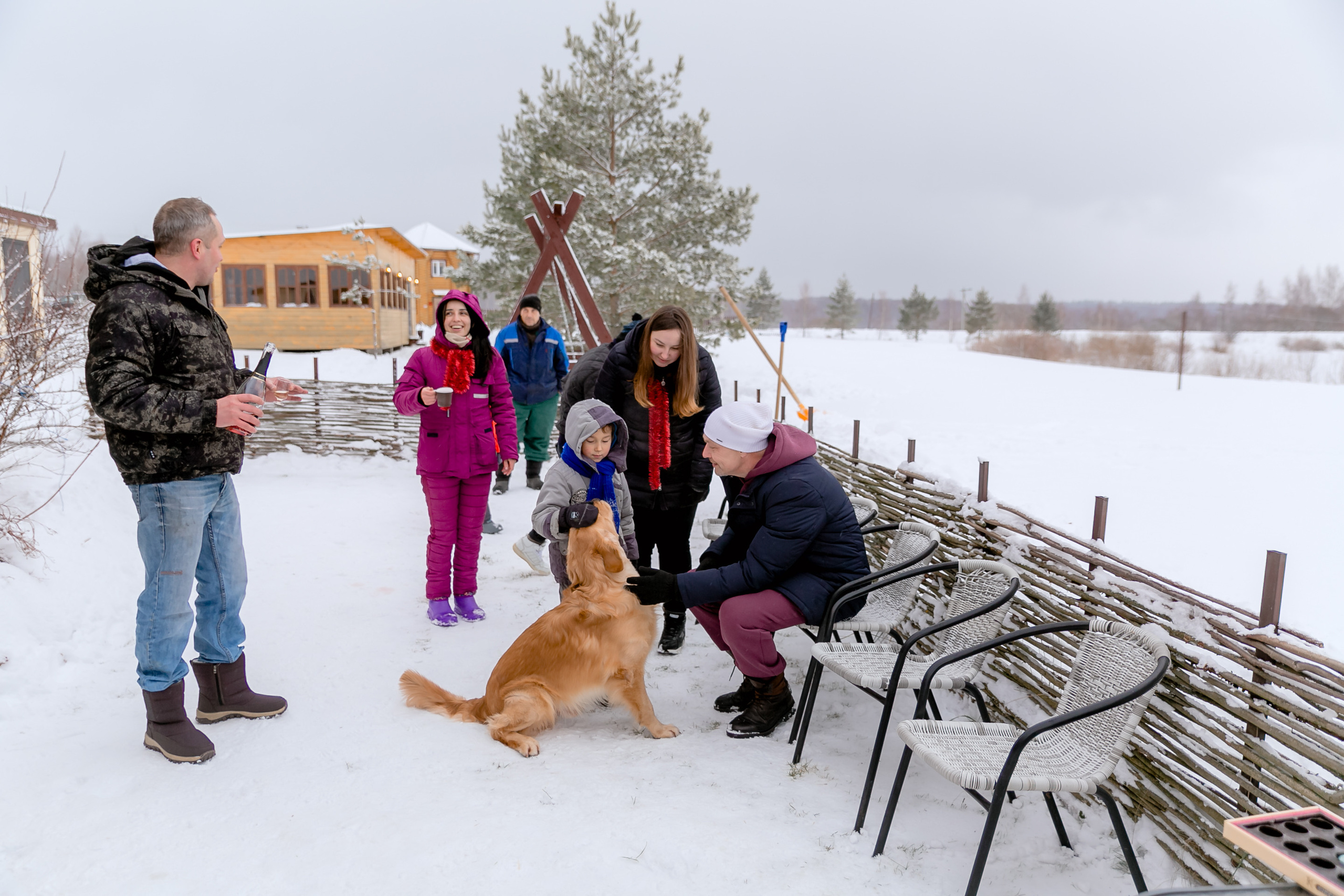 Новогодня сказка. База отдыха Осетрово. Школьный фотограф в Туле Светлана Привезенцева