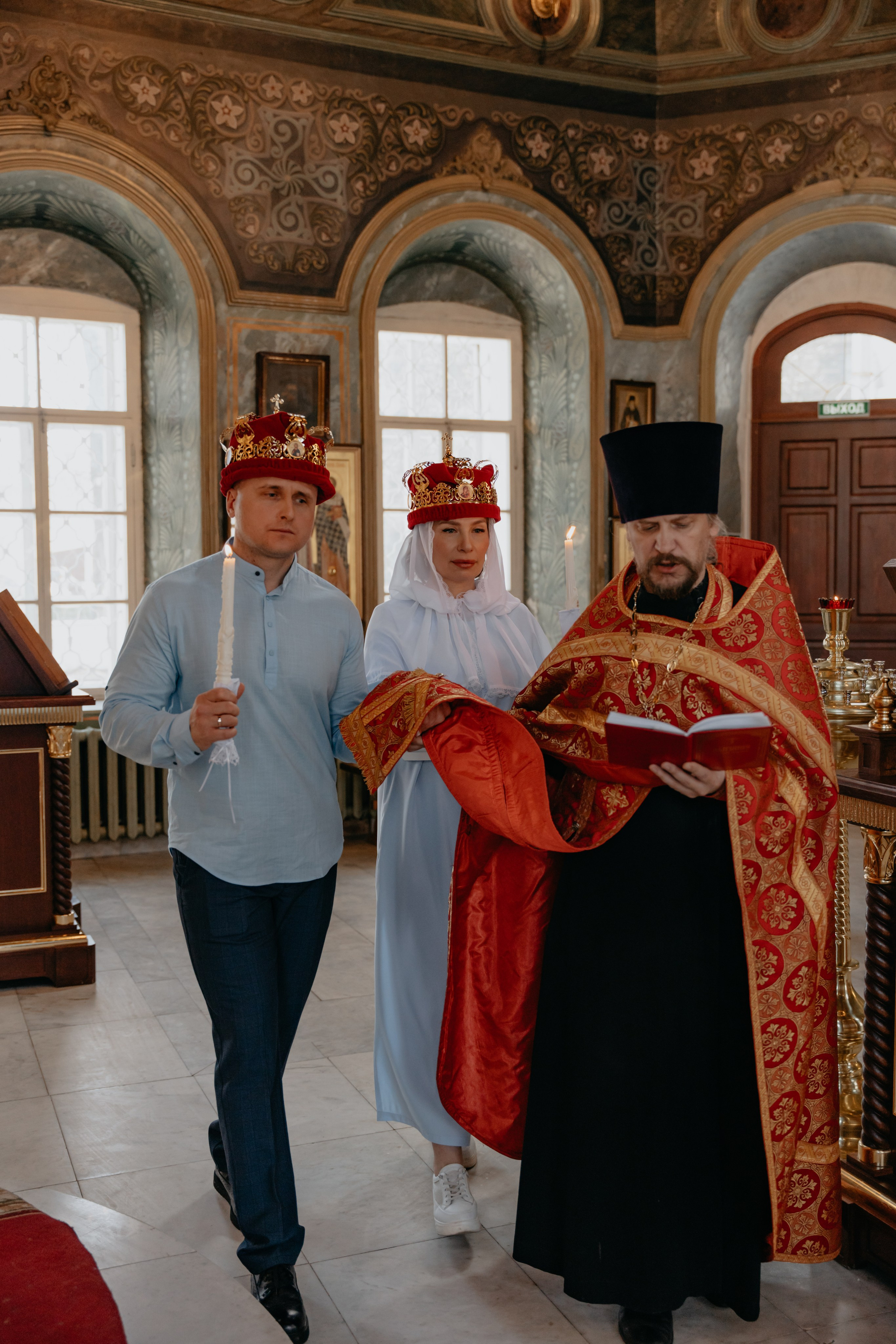 Таинство церемонии венчания. Храм Иоанна Предтечи