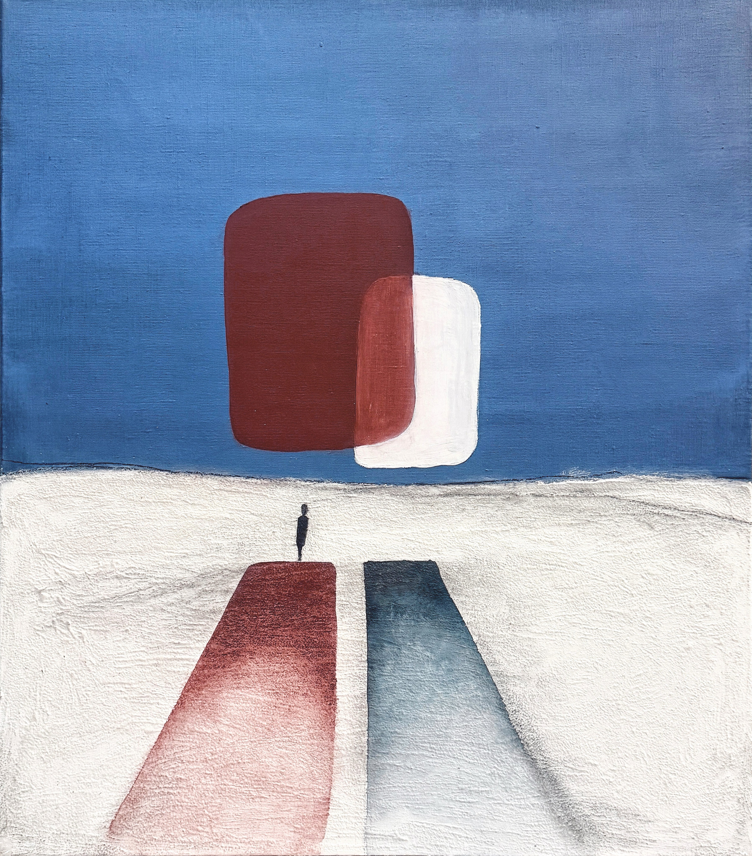 Untitled. N3. Акрил, текстурная паста, уголь, холст на подрамнике 70х80 см. 2026. 80 000 руб