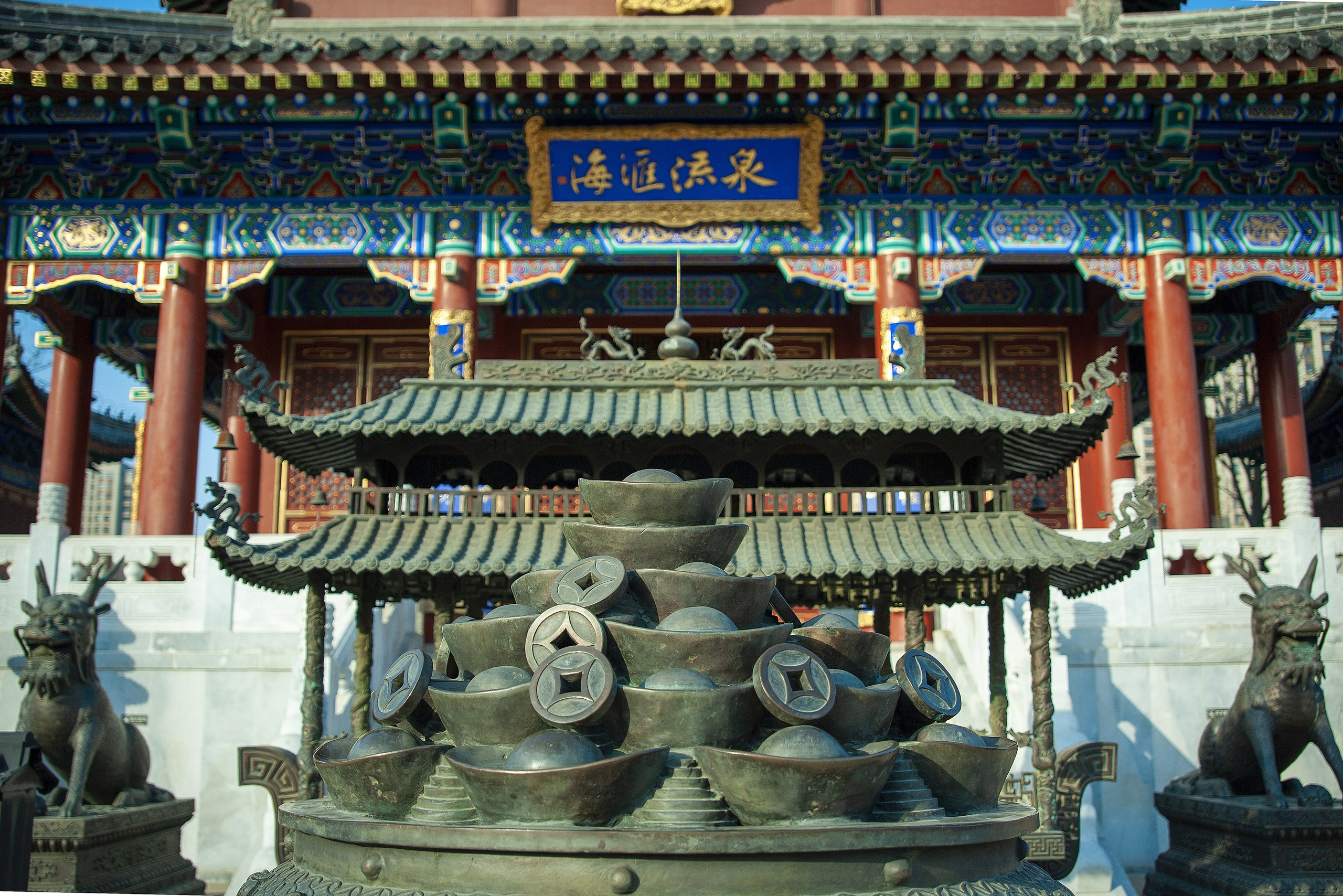 Циндао. Старый город. Был восстановление по сохранившимся документам.