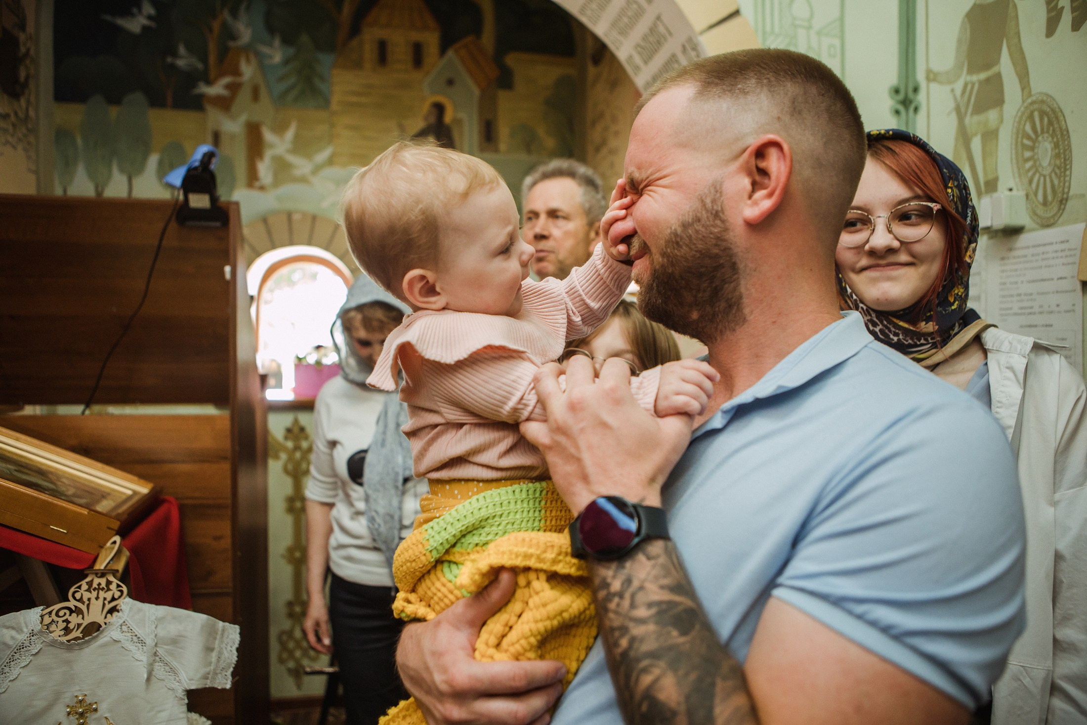 Храм Преподобного-Сергия-Радонежского. Крещение Мелании. Фотографы в городе Волгограде — Людмила Агеева и Алексей Околелов
