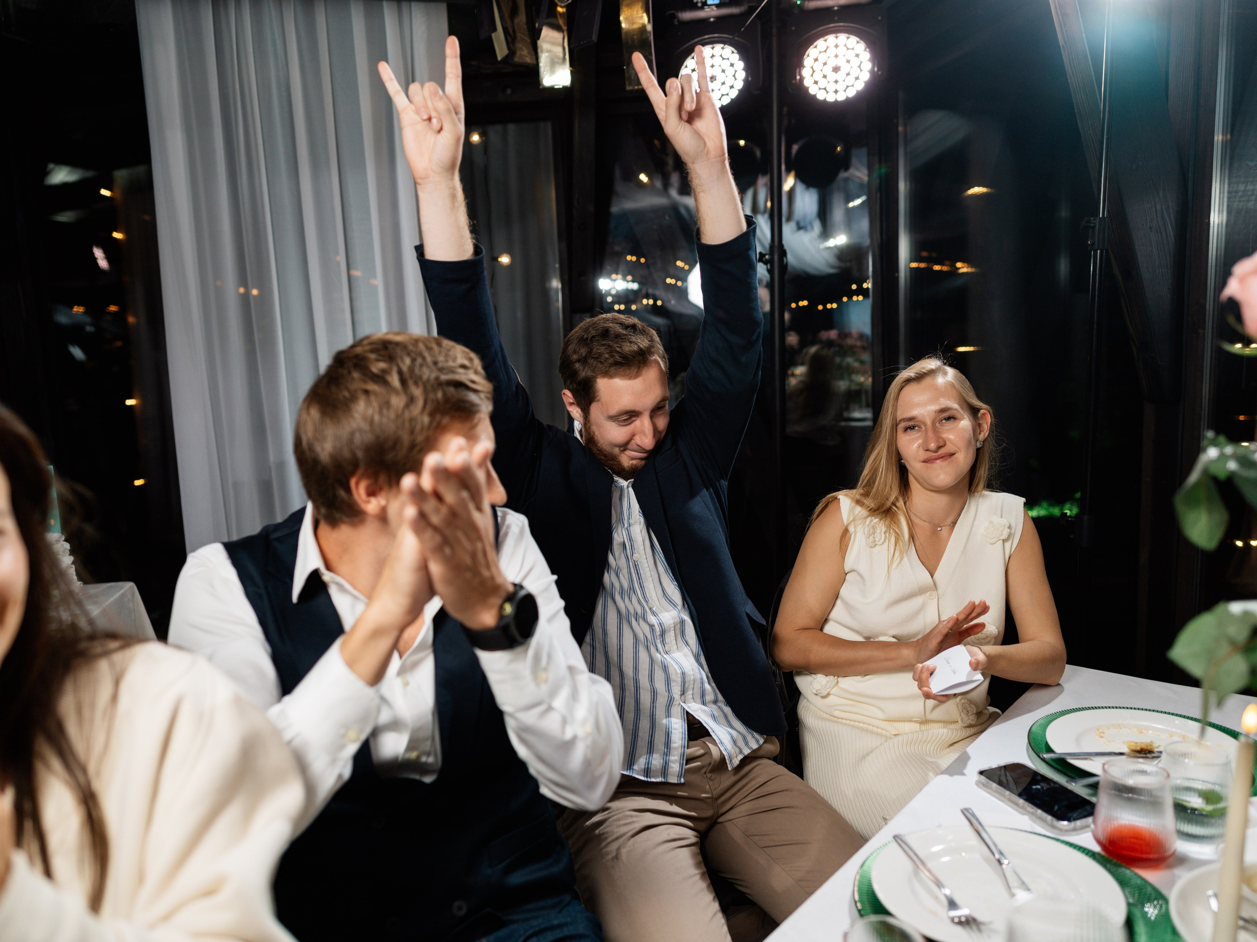 Фотосессия свадебного банкета