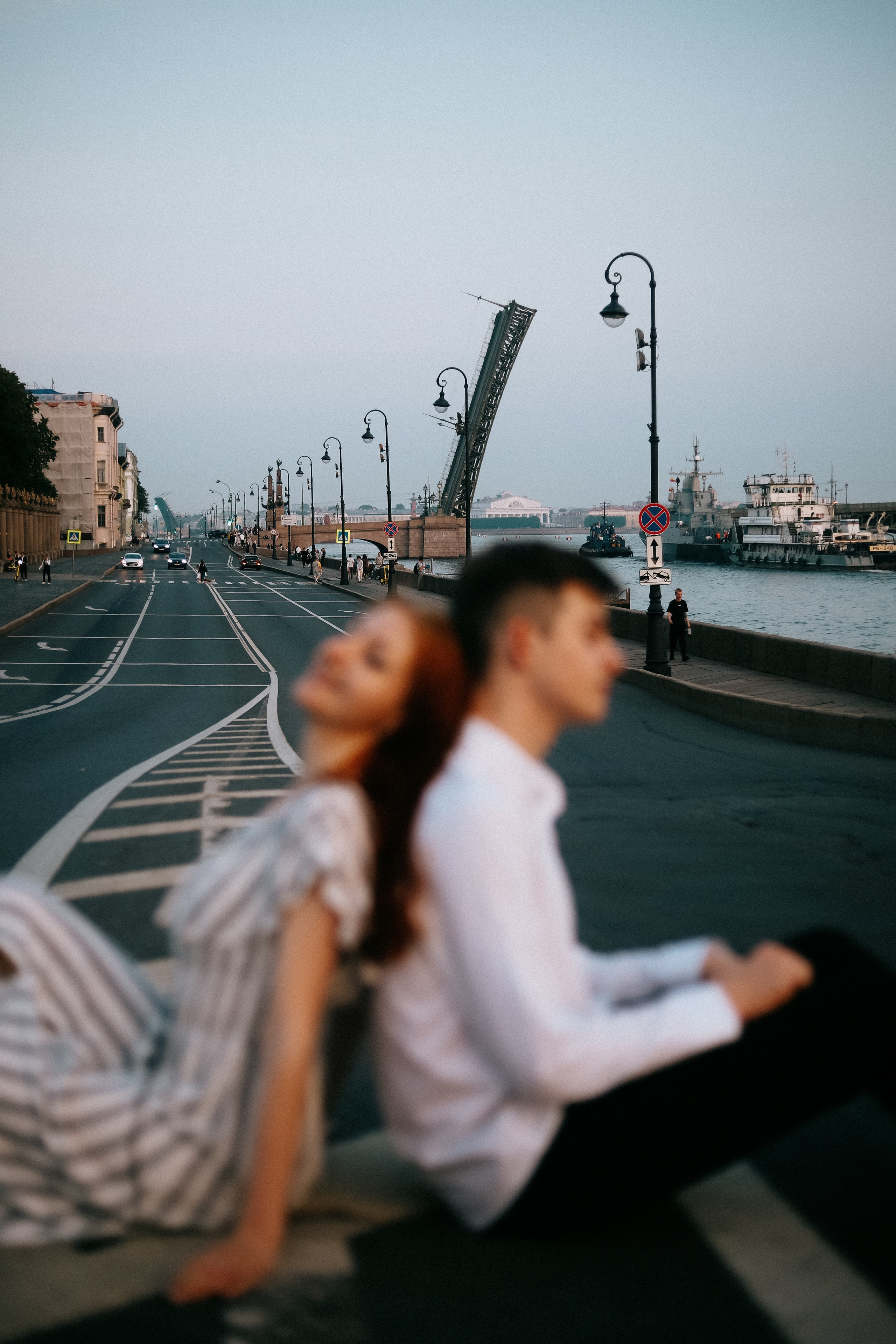 Artem & Tanya. Raised bridges. Портретный и концептуальный фотограф в Санкт-Петербурге Роман Башкиров