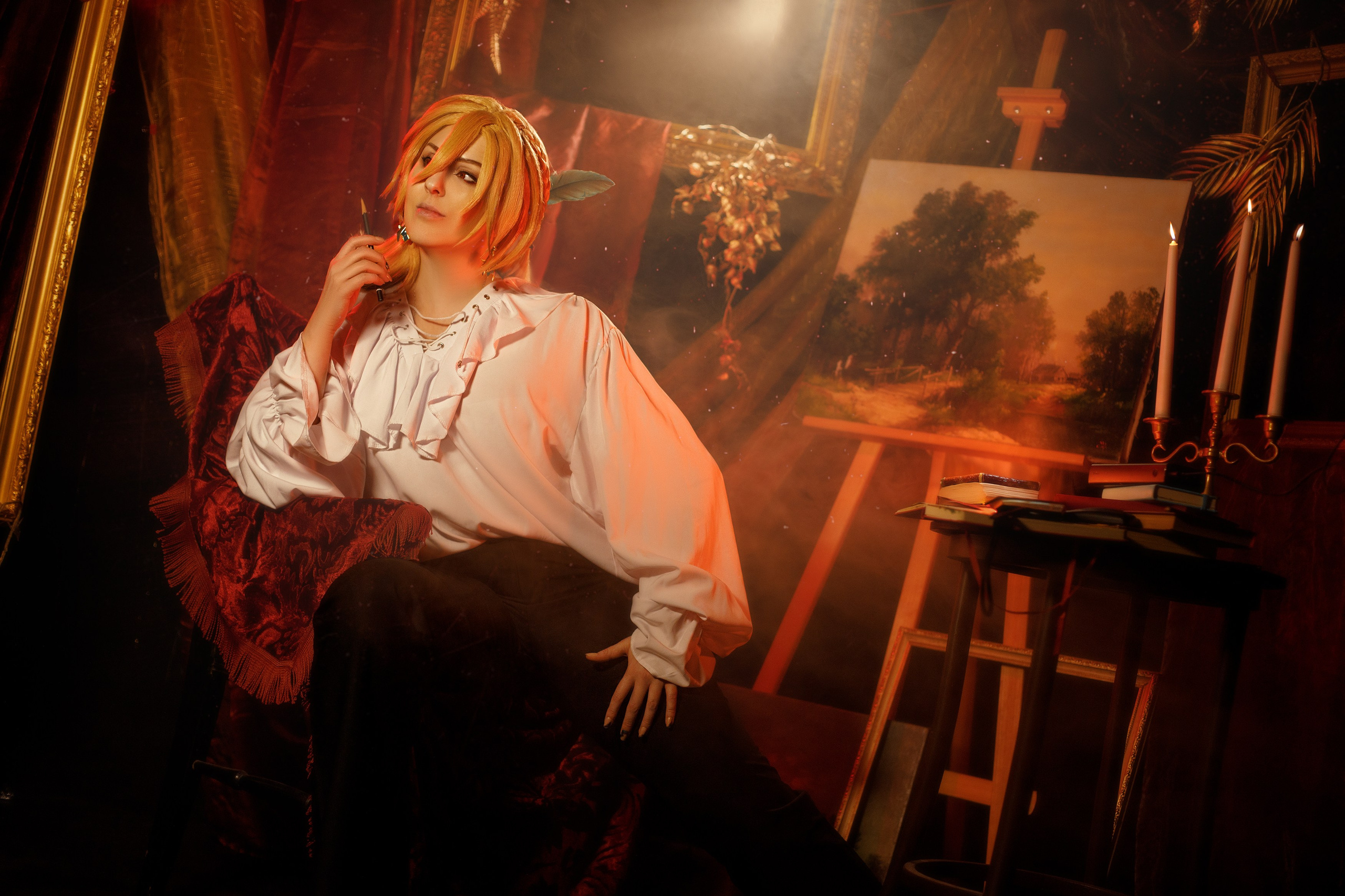 GENSHIN IMPACT: Kaveh [Paint au]. Polaroud love