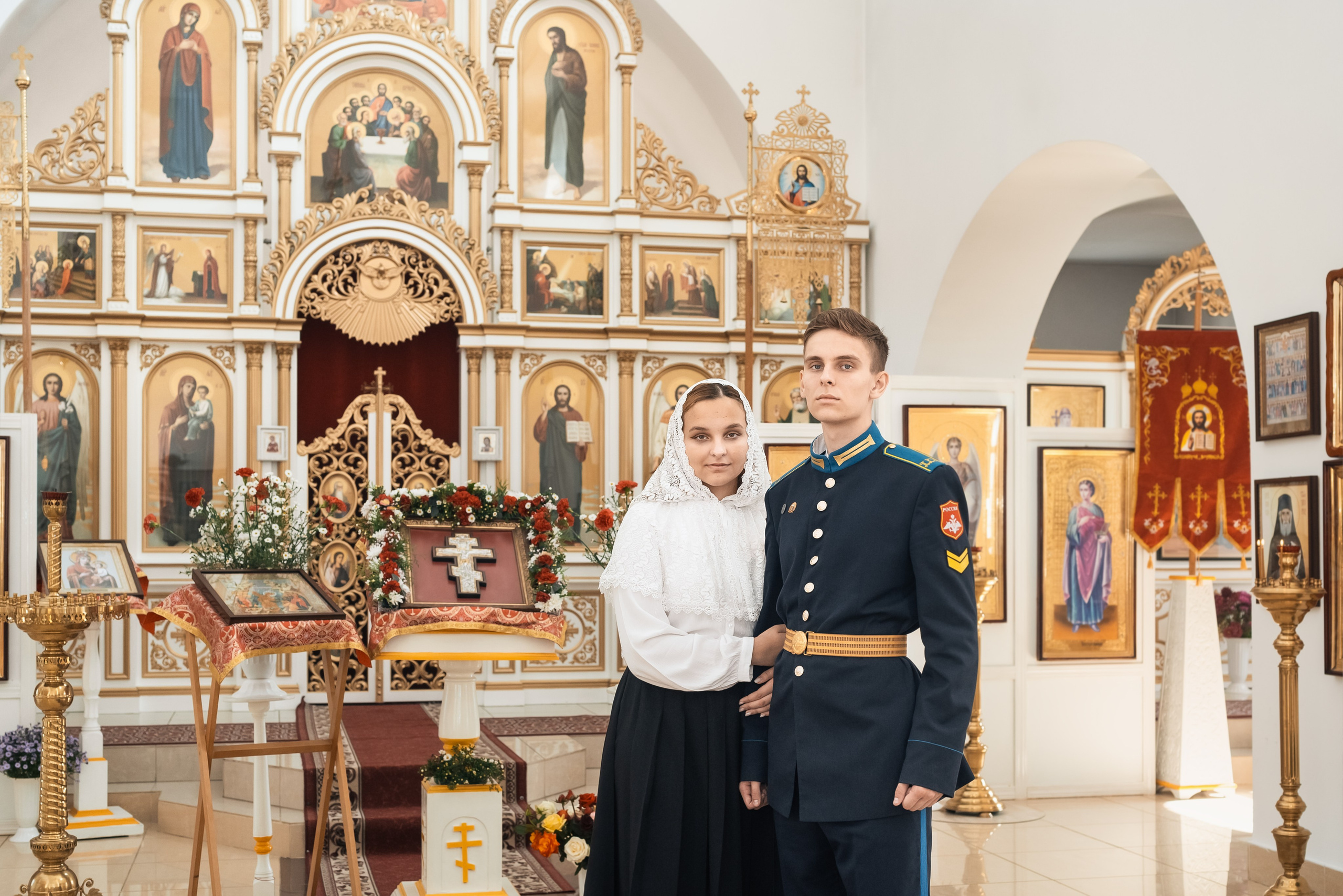 Венчание. С. Нежинка. Церковный фотограф на Таинство Крещения и Венчания в Оренбурге и Оренбургской области Екатерина Белкина