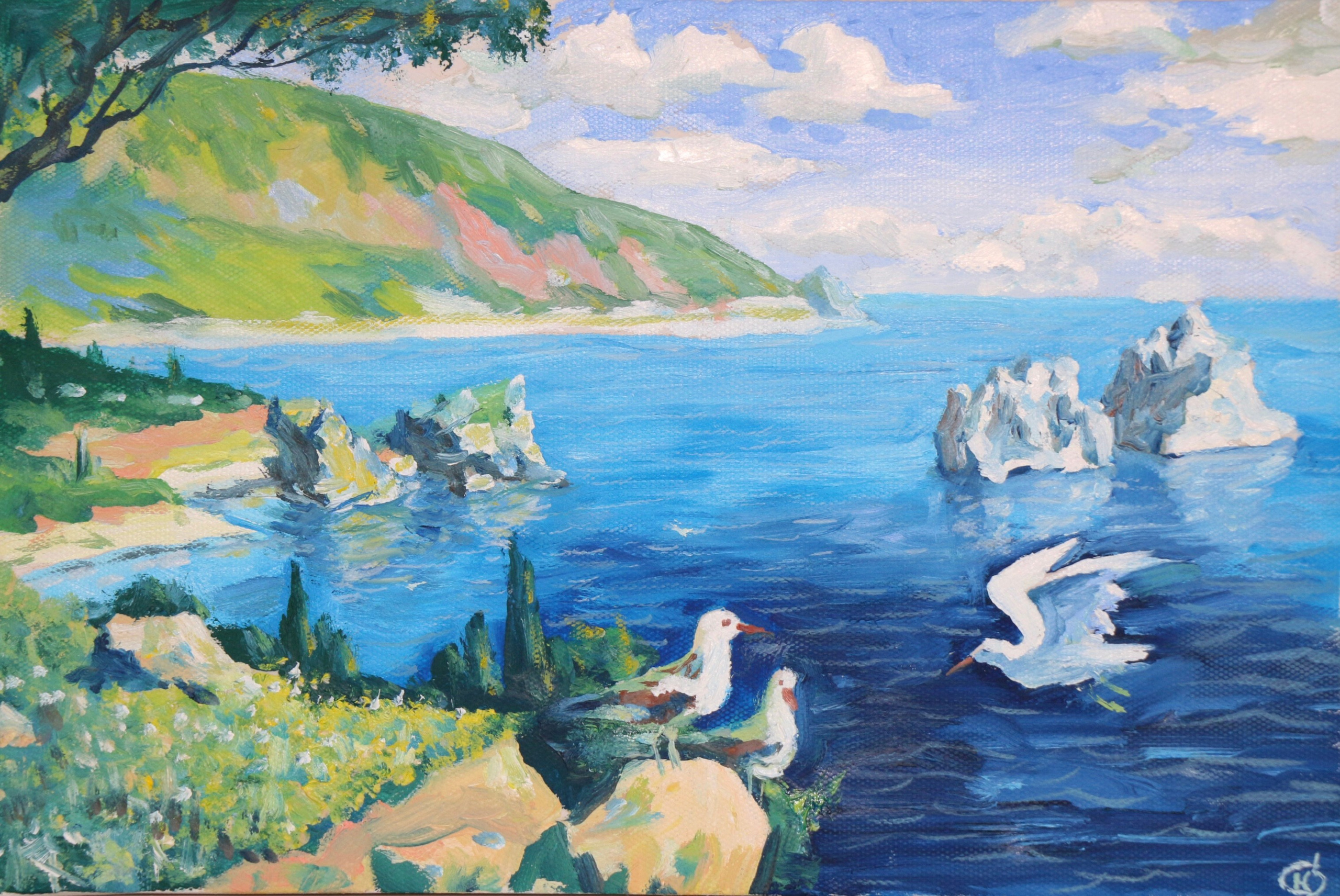 Картины в наличии. Продажа картин маслом на холсте в г. Ялта