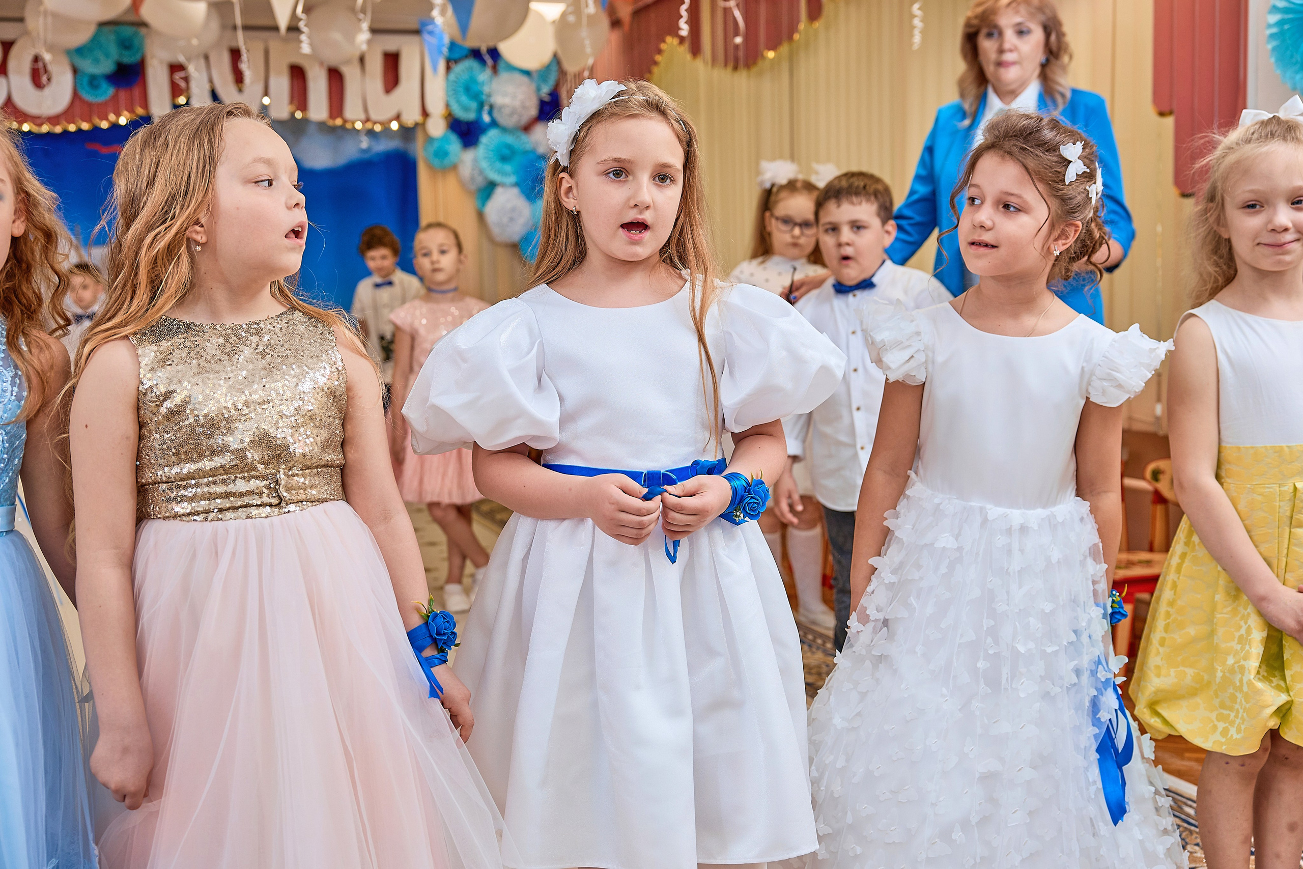 Фотосъёмка выпускного утренника в детском саду. Выпускные альбомы в Москве фотограф Алина Пащук