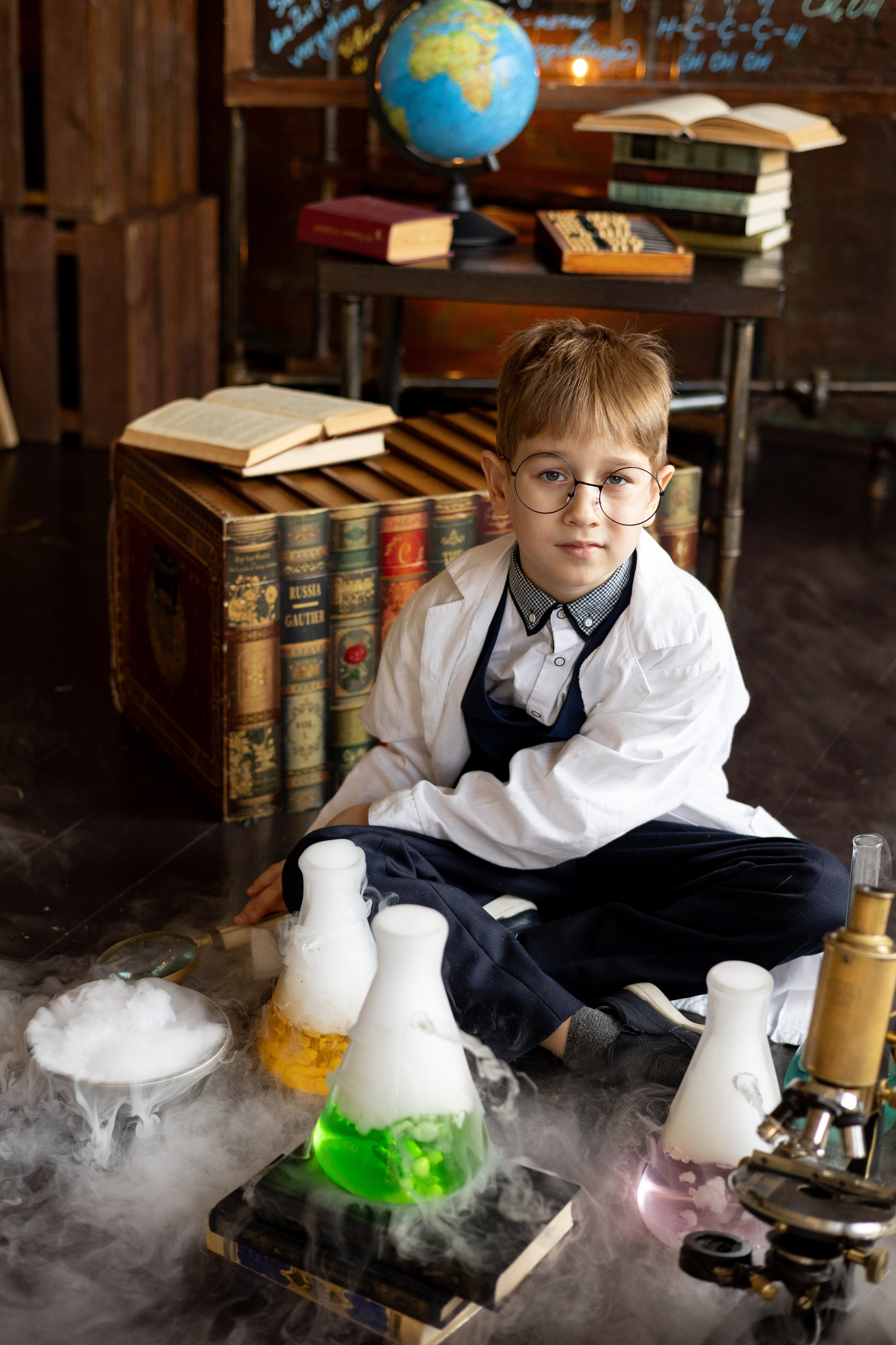 Фотосессия в лаборатории. Семейный фотограф в Москве Марина Петра