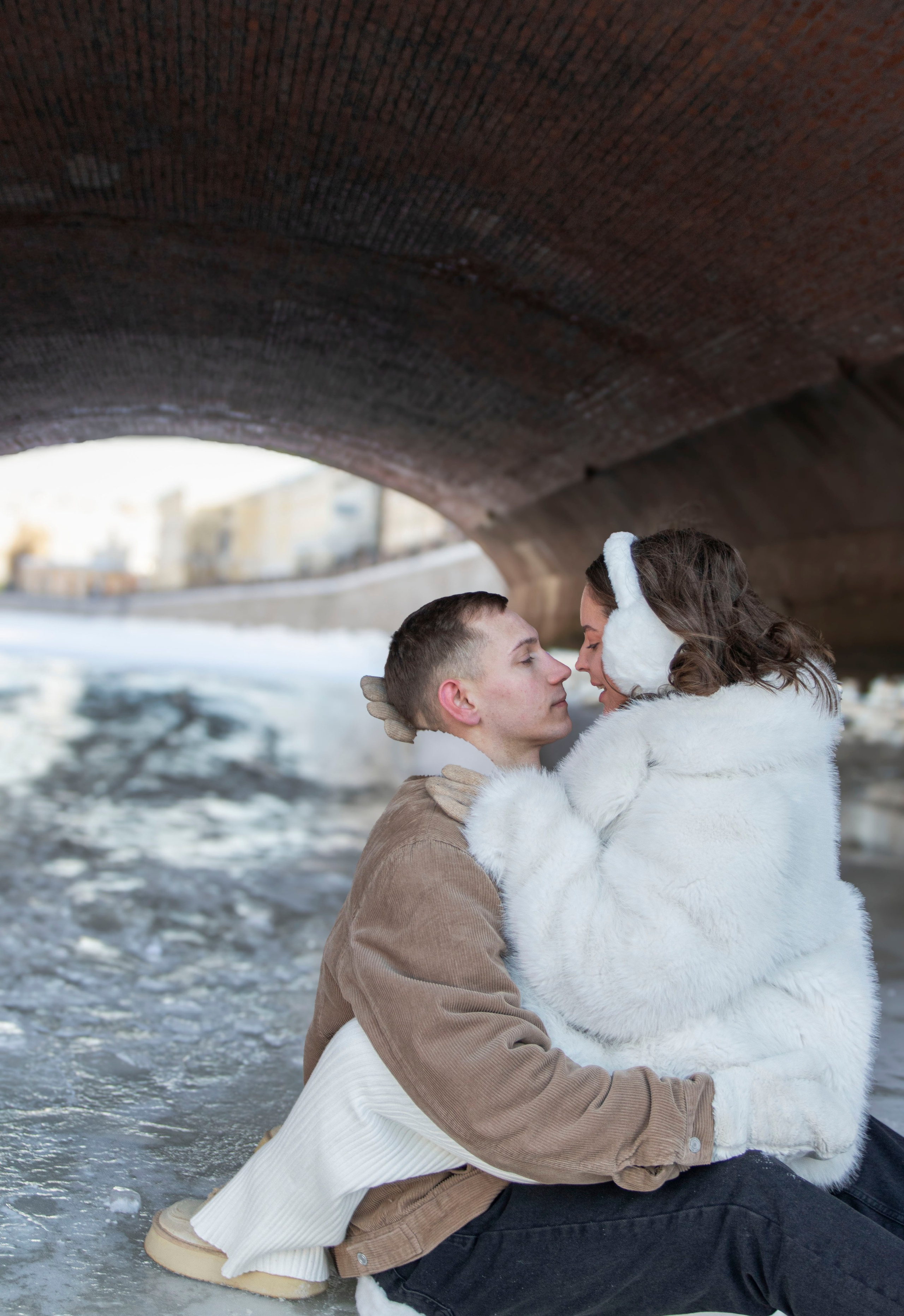 Горячие сердца на льду. Портретный фотограф в Санкт-Петербурге Савельева Ольга
