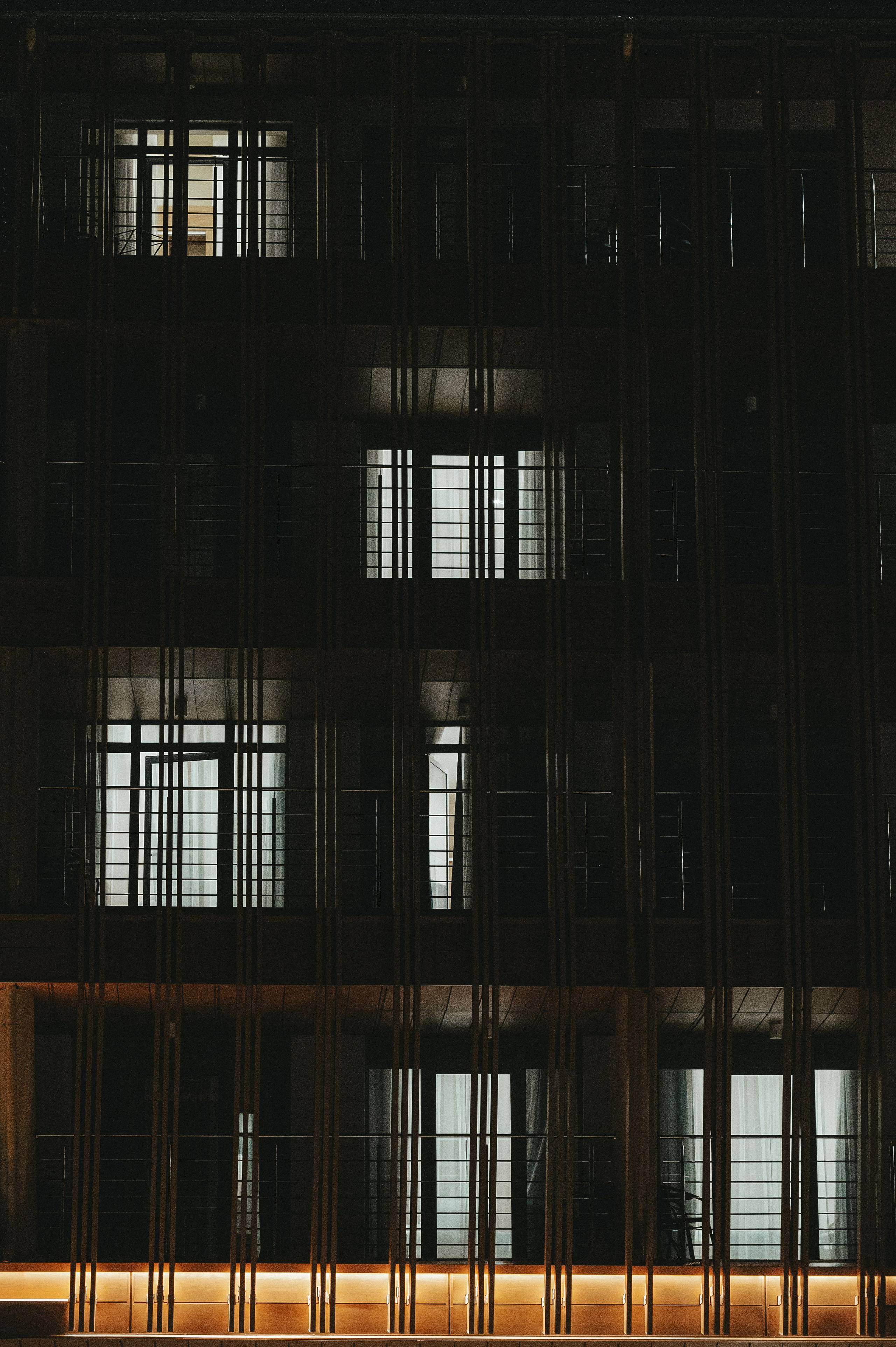 Ночная съемка жилого комплекса в Ростове-на-Дону