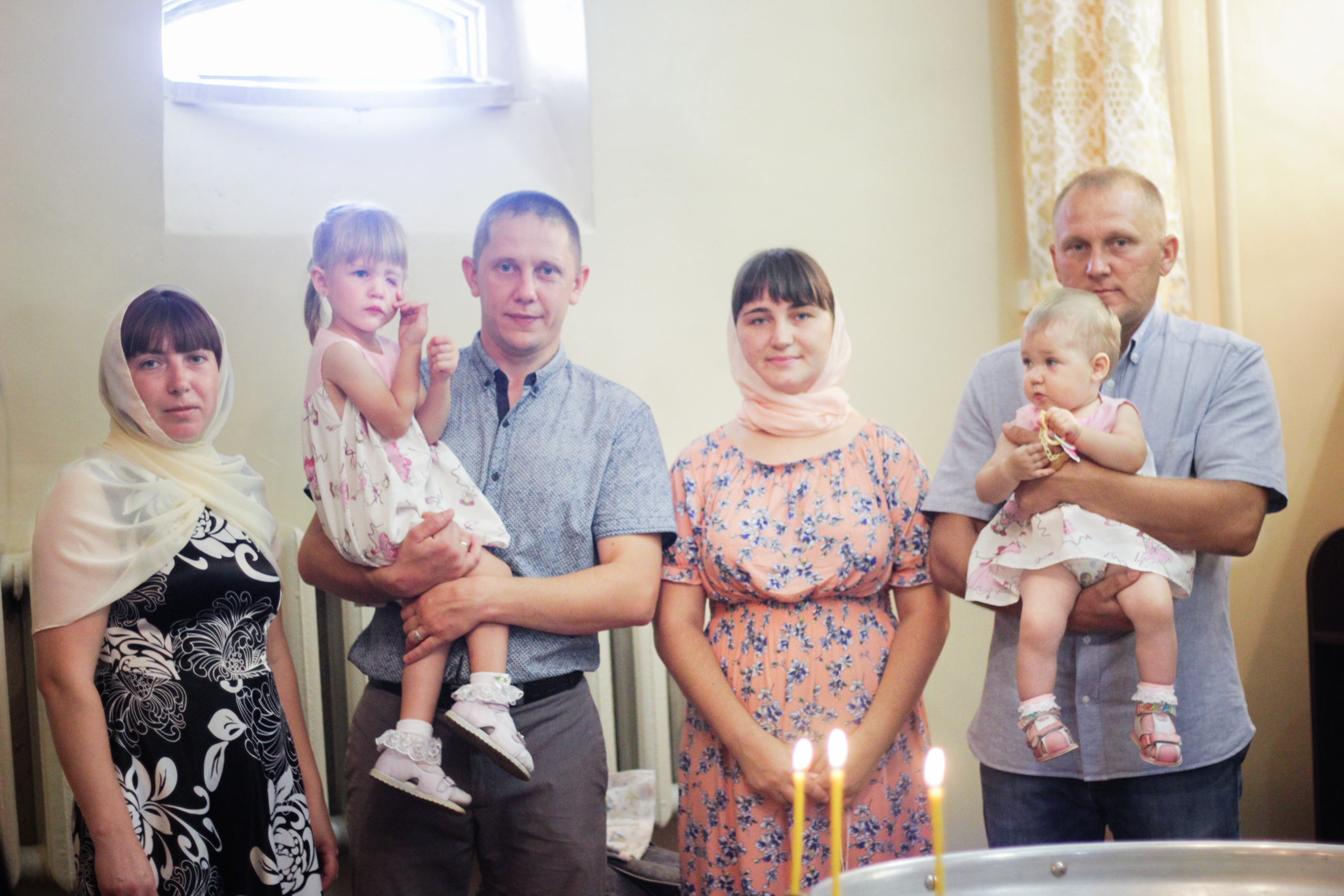 Крещение Софии и Варвары. Фотограф Алёна Кладова