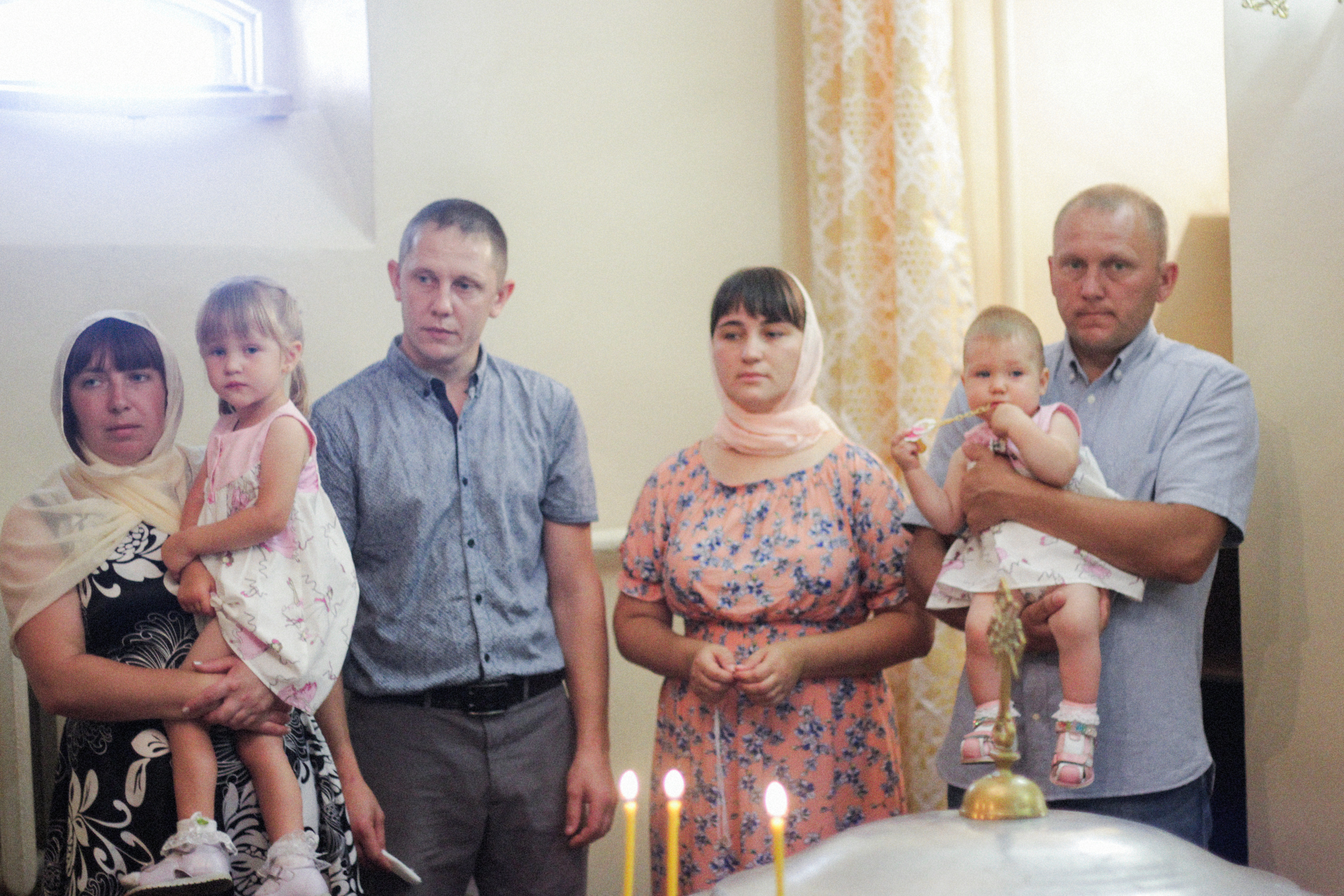 Крещение Софии и Варвары. Фотограф Алёна Кладова