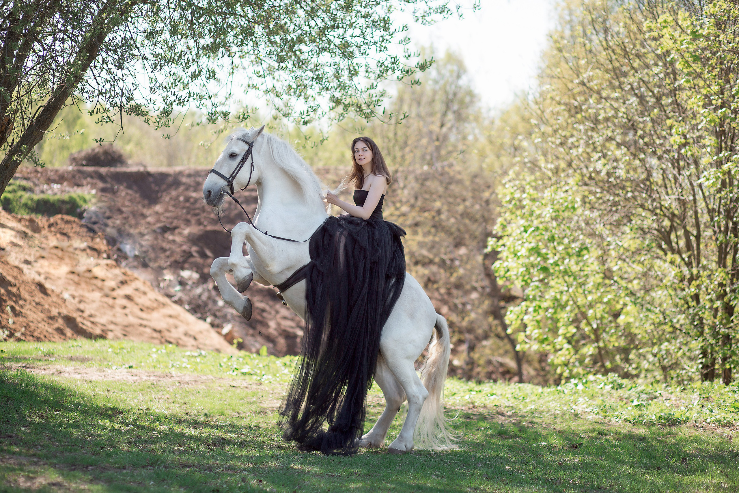 Фотосессия Марии с Воробьем. Фотосессия с лошадьми в Нижнем Новгороде