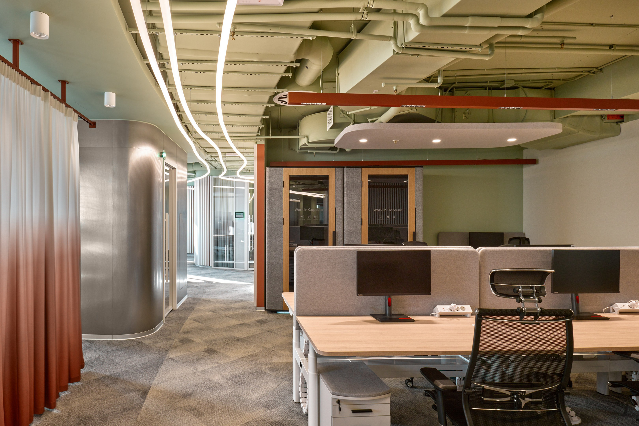 Офис IT компании Positive Technologies. Интерьерный фотограф. Фотограф архитектуры