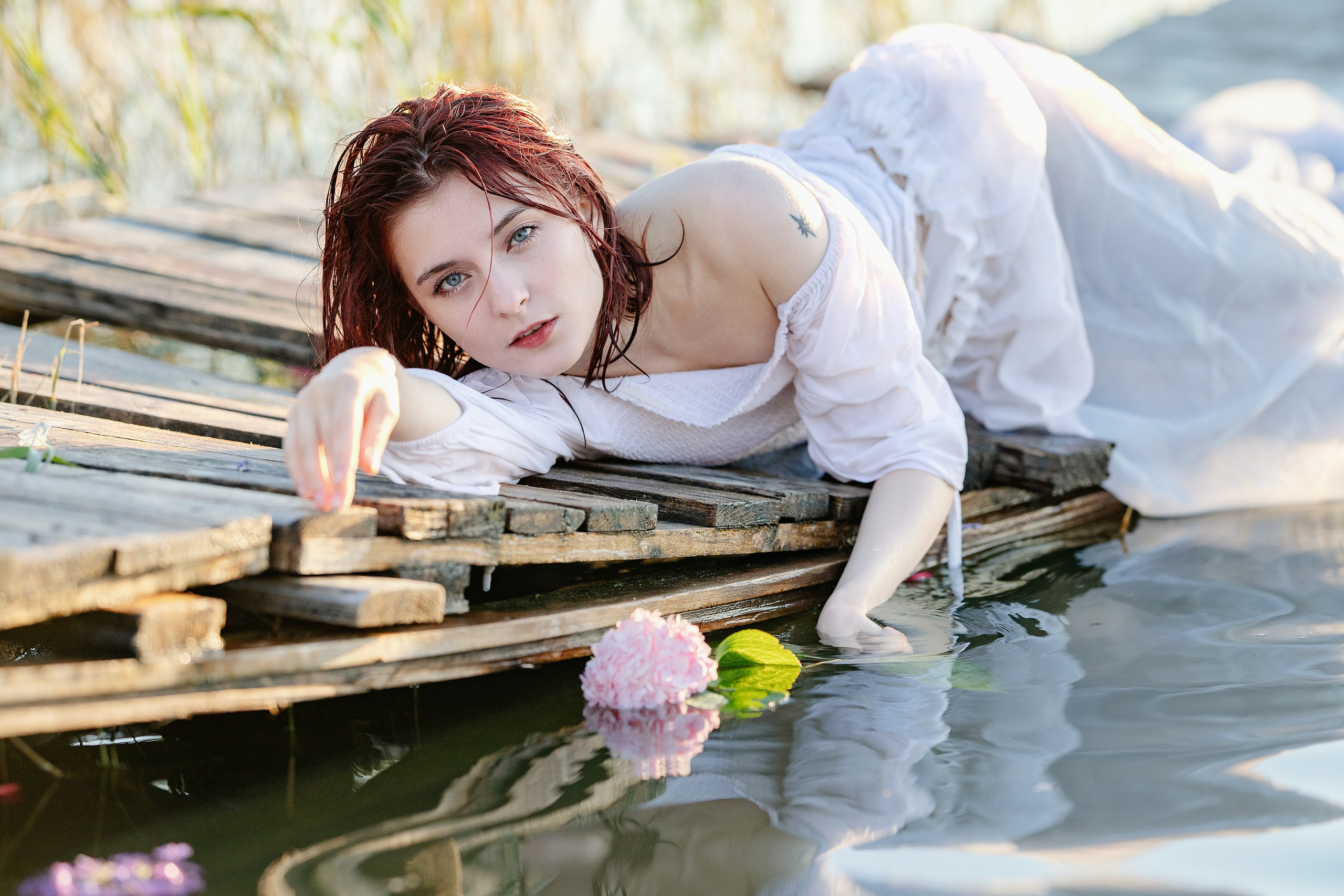 Творческая съемка на озере. Фотограф Минск Елена Украинец