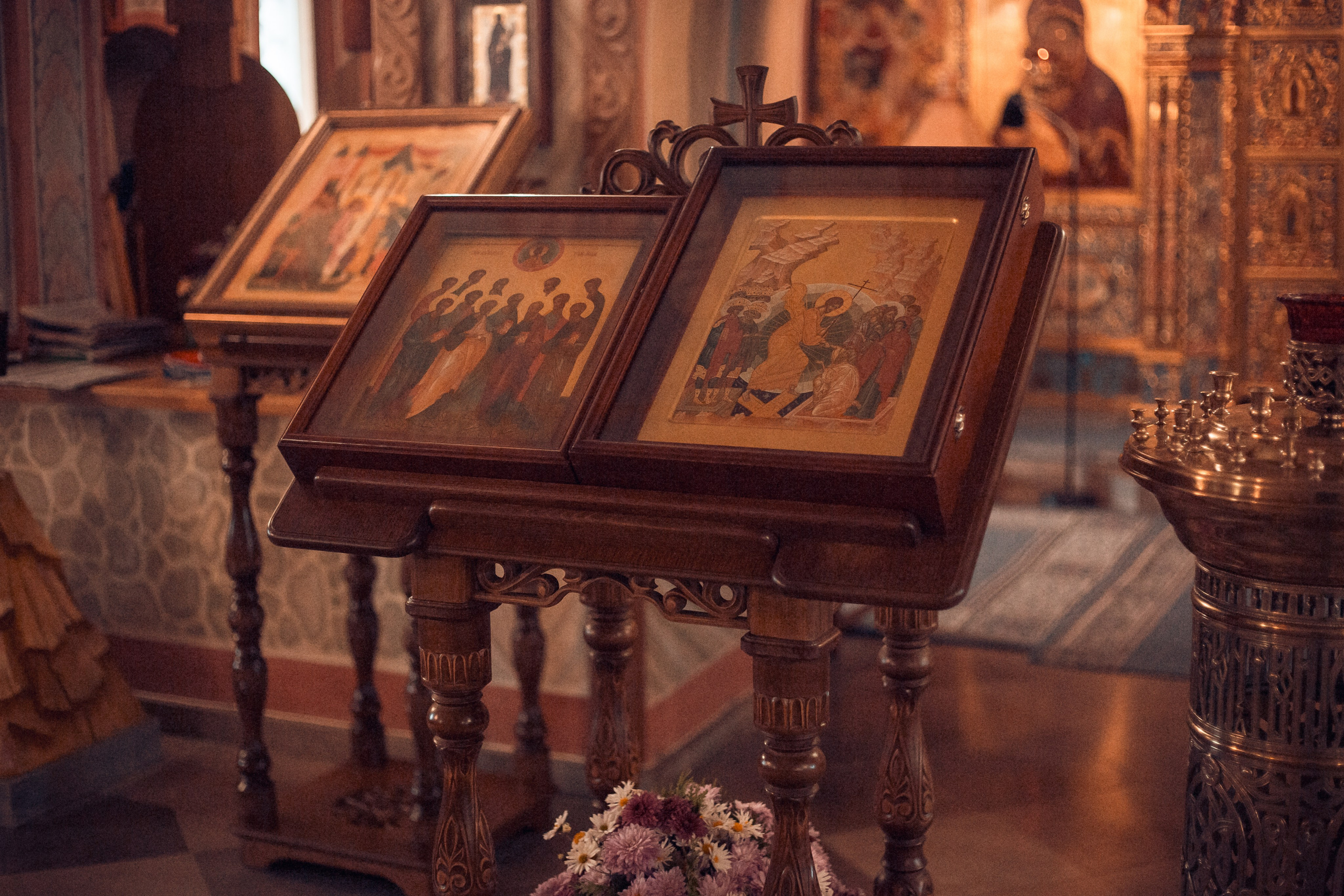 Крещение Полины в Спасо-Преображенском Воротынском женском монастыре