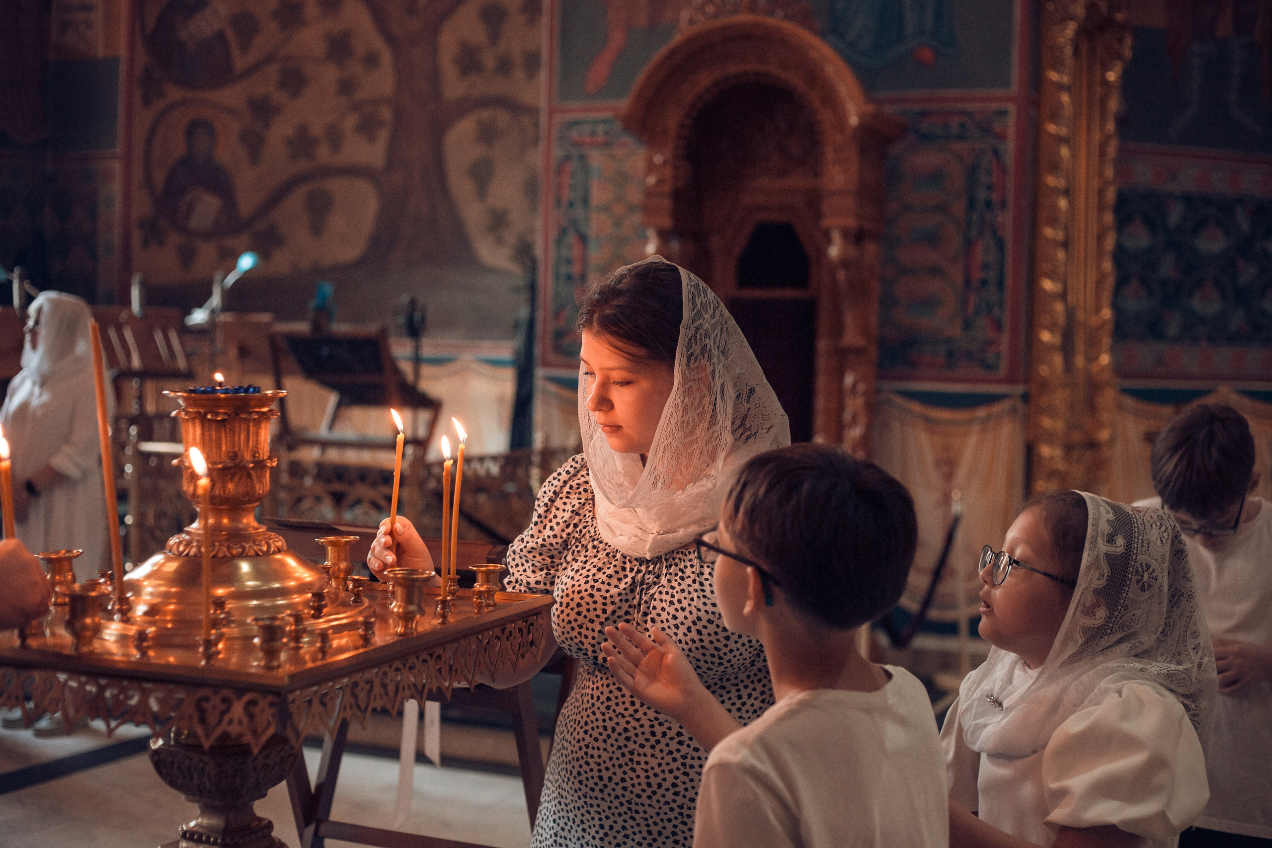 Крещение Дмитрия в Свято-Троицком кафедральном соборе Калуги